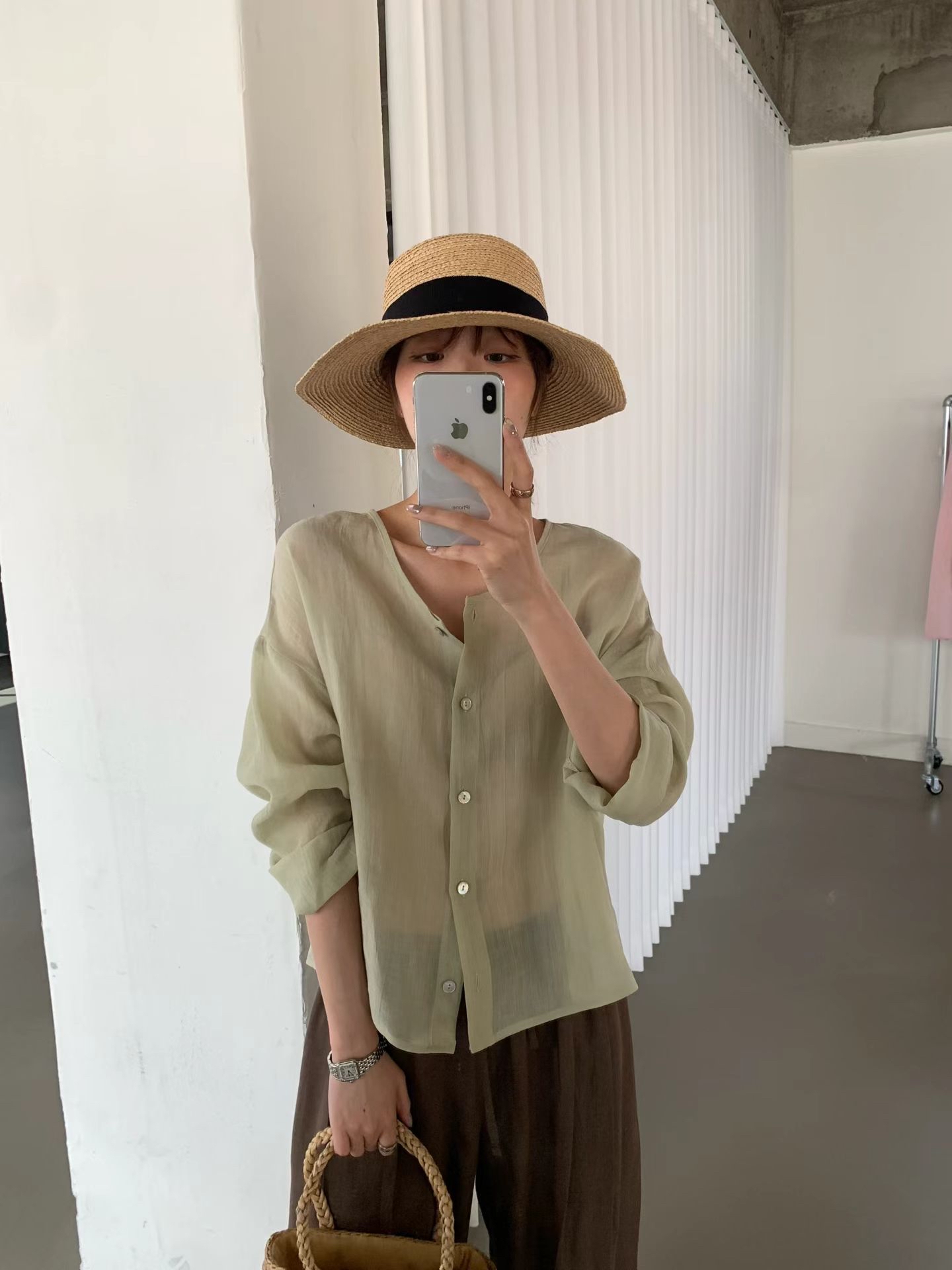 🇰🇷東大門女裝 | modern linen shirt