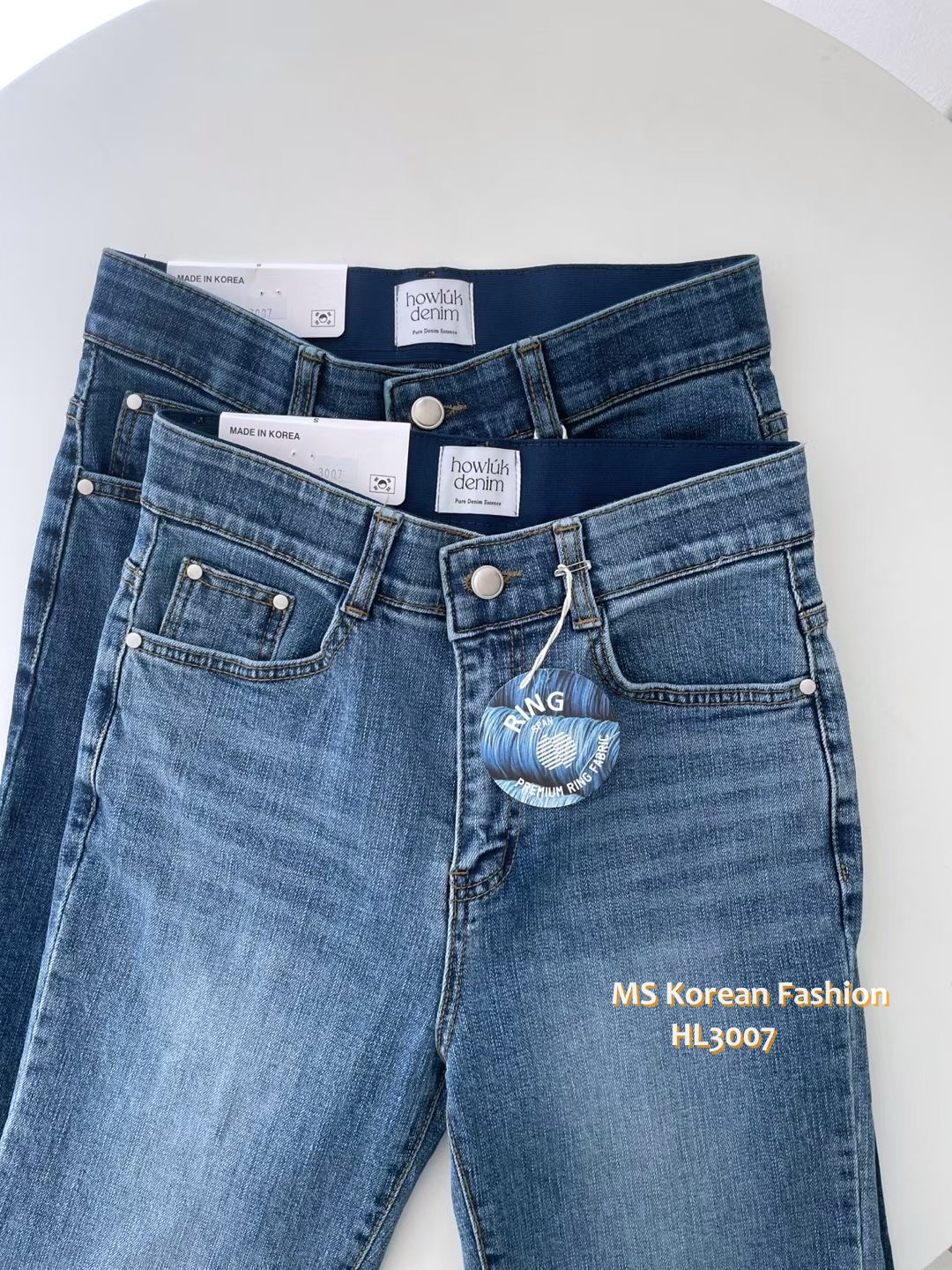 HL3007 韓國🌼Howluk春版熨線定型喇叭牛