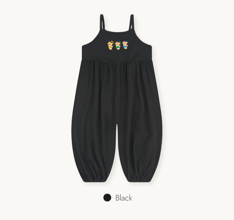 ☀️預訂 韓國直送☀️🇰🇷Milk Baby五色跳繩小熊印花寬鬆吊帶連身褲