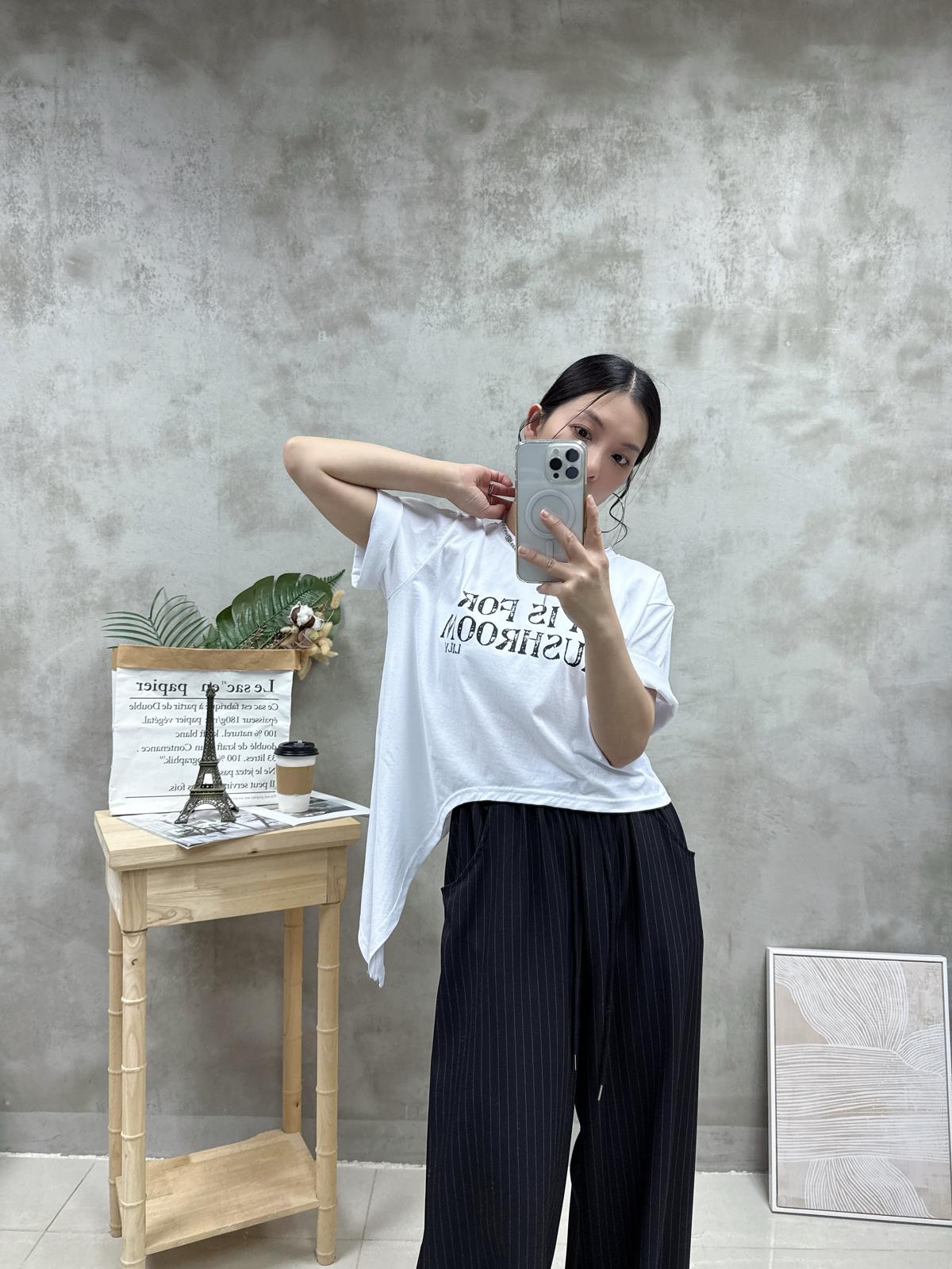 G01 拼色腰條子休閑褲