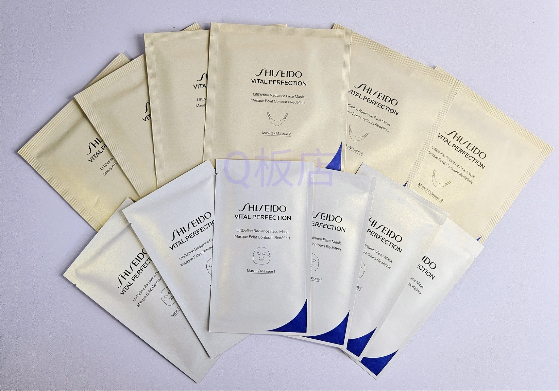 SHISEIDO VITAL PERFECTION 雙效緊緻亮白修護面膜 6組