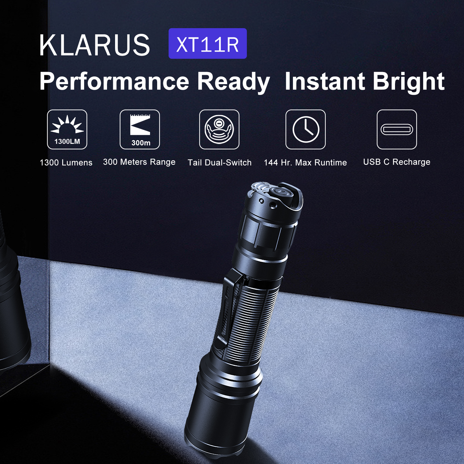 KLARUS XT11R 戰術升級 快速反應 防水戰術強光手電筒