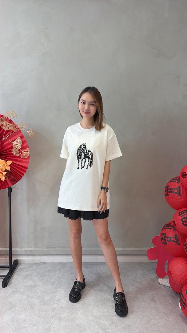 CB2660 HORSE EMBOY MEN TOP