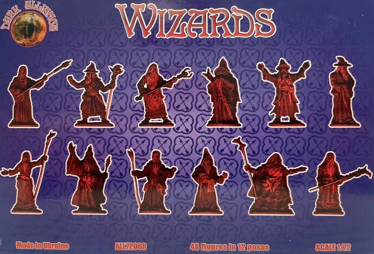 1/72 Wizards (Includes 48 figures in 12 poses)