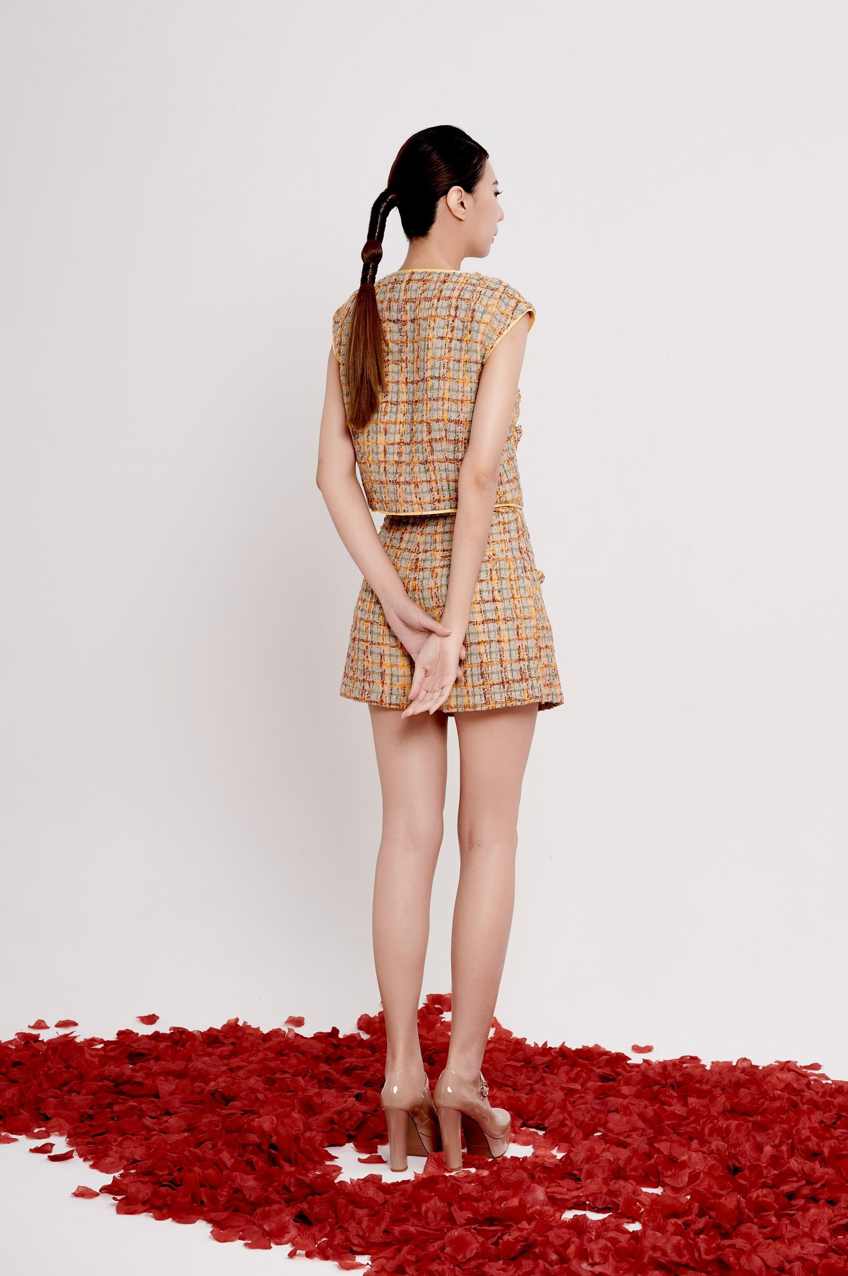 独家无袖小香风上衣 2640