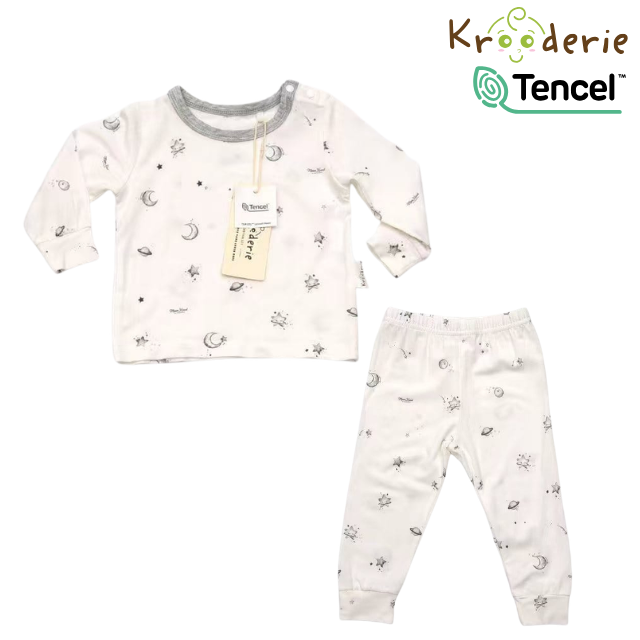Krooderie TENCEL Baby Long Sleeve Pajamas 
