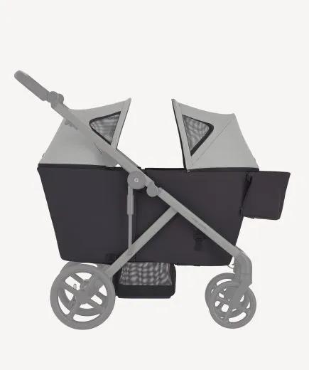Anex Modu 雙人載物推車模組 | 多功能雙人嬰兒車 / 露營載物車 灰色
