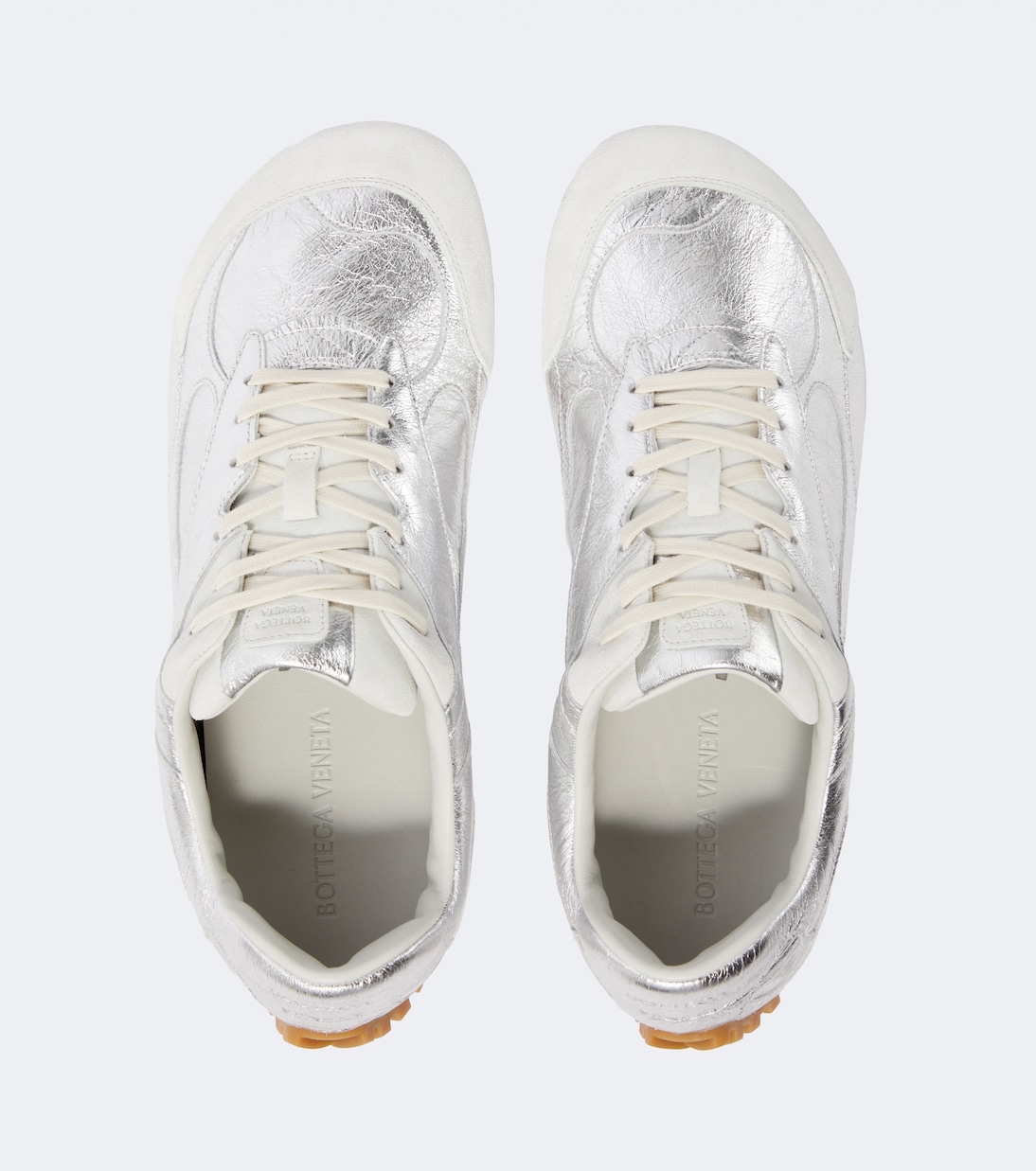 (只限此色) 限時優惠✨訂貨📮BV Orbit flash sneaker 全皮款 Size 36/37/38/39/40/41  Color: silver