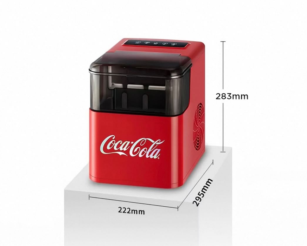 Coca Cola 可口可樂制冰機 2026升級大視窗款 香港三腳插頭 (預購產品)