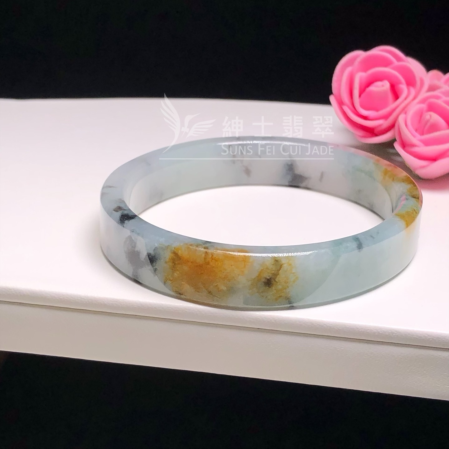 大馬坎糠皮貴妃方鐲54.5mm C06196