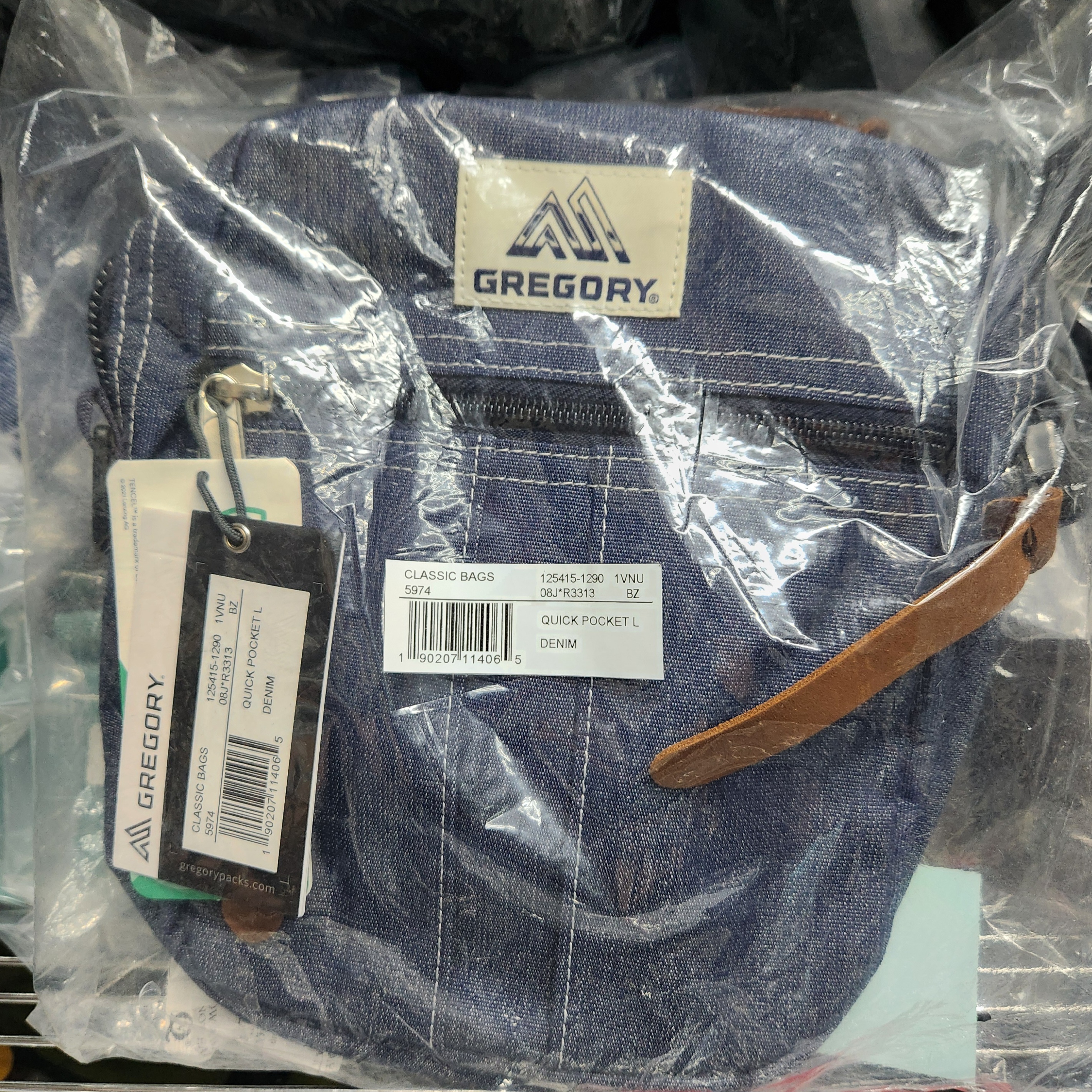 【現貨】GREGORY QUICK POCKET L DENIM【現貨36小時內寄出】