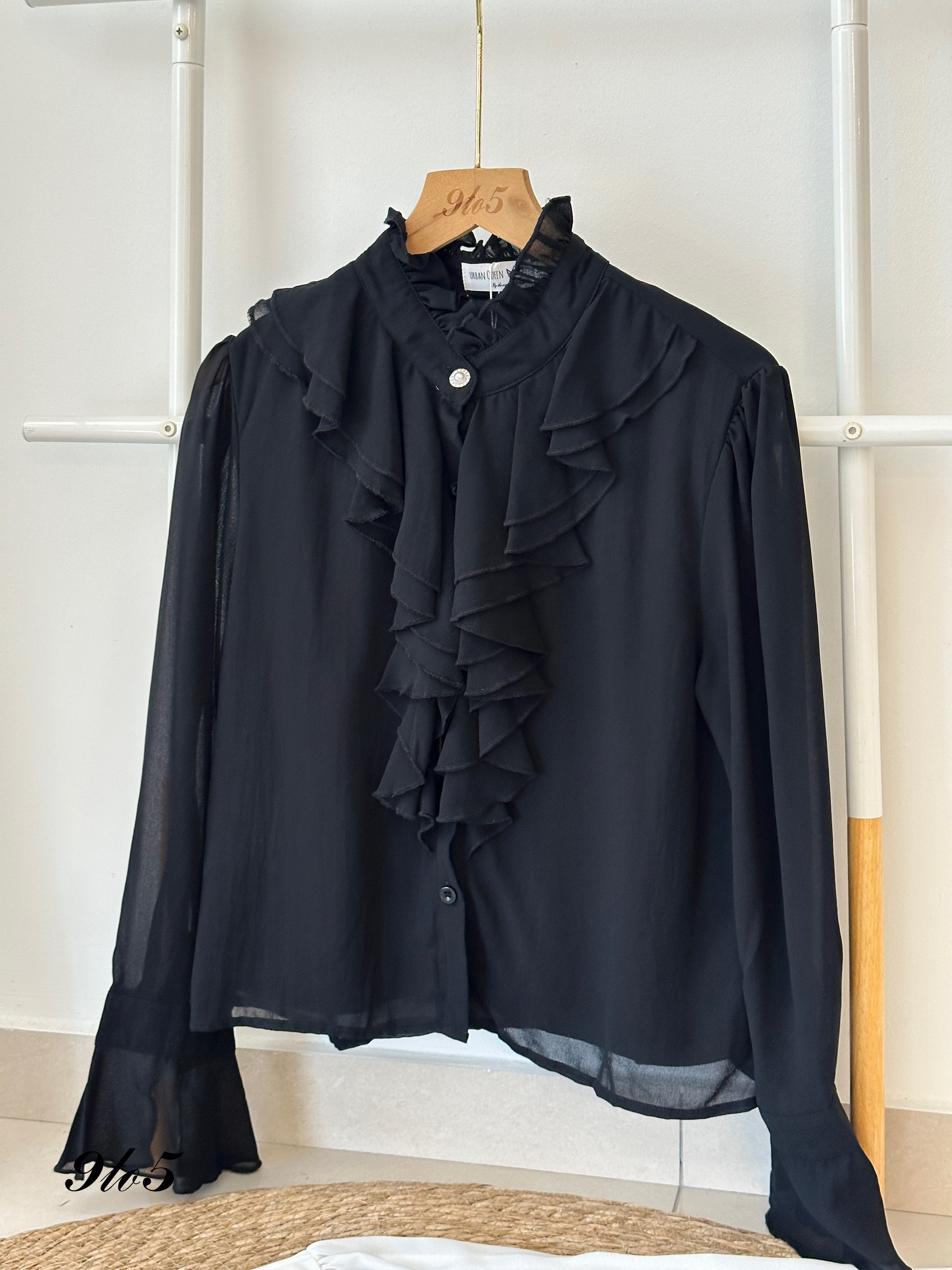 T3953 Ruffle Lace Top - 3 Colors