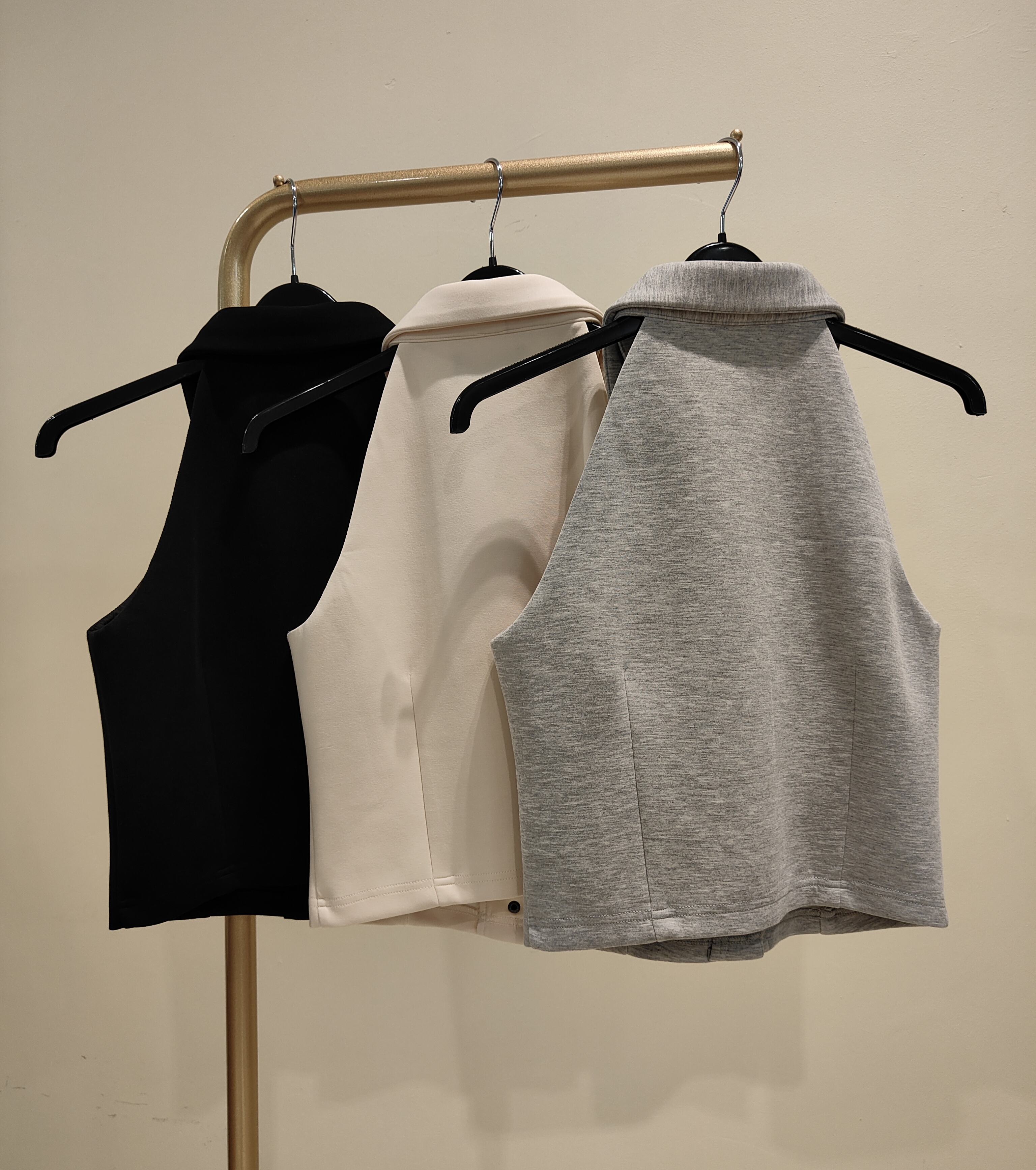 独家翻领空气棉上衣 2698