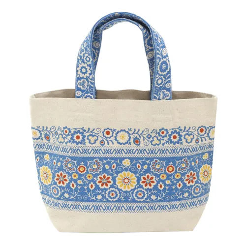 日本品牌🗾印度🇮🇳製造東歐傳統刺繡設計手拎帆布包現貨😍