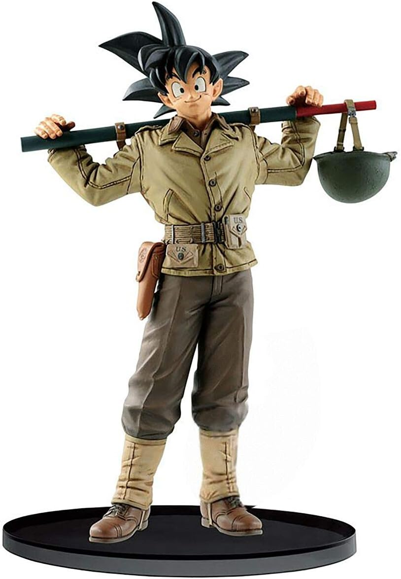 Banpresto, World Figure Colosseum Figure 2 (BWFC) Vol. 4, Dragon Ball Z,  Son Goku (Army Military) 景品 龍珠 Z 孫悟空 (軍服)