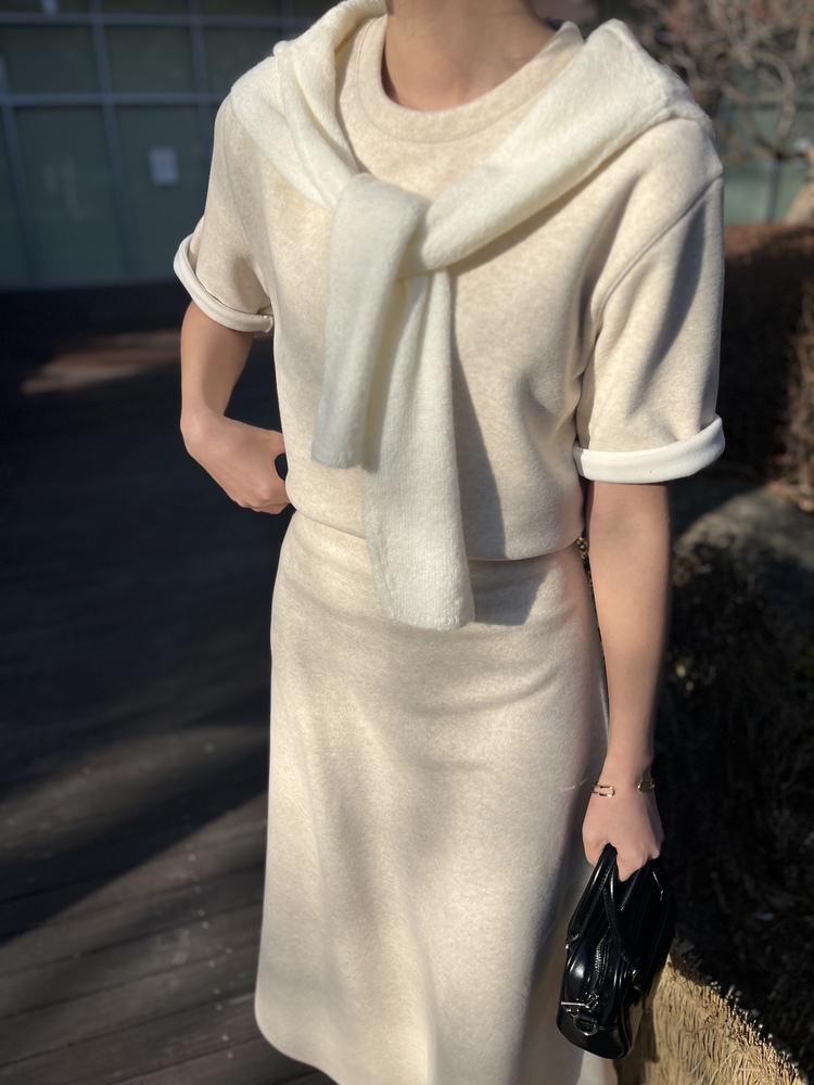 Brushed Cozy Lounge Set (Light Beige)