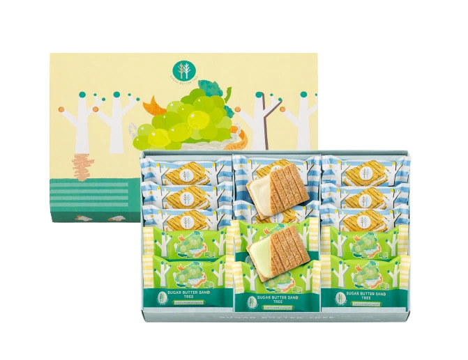 SUGAR BUTTER TREE - [日本製】【Sugar Butter Sand Tree】麝香提子味原味|16個入|季節限定