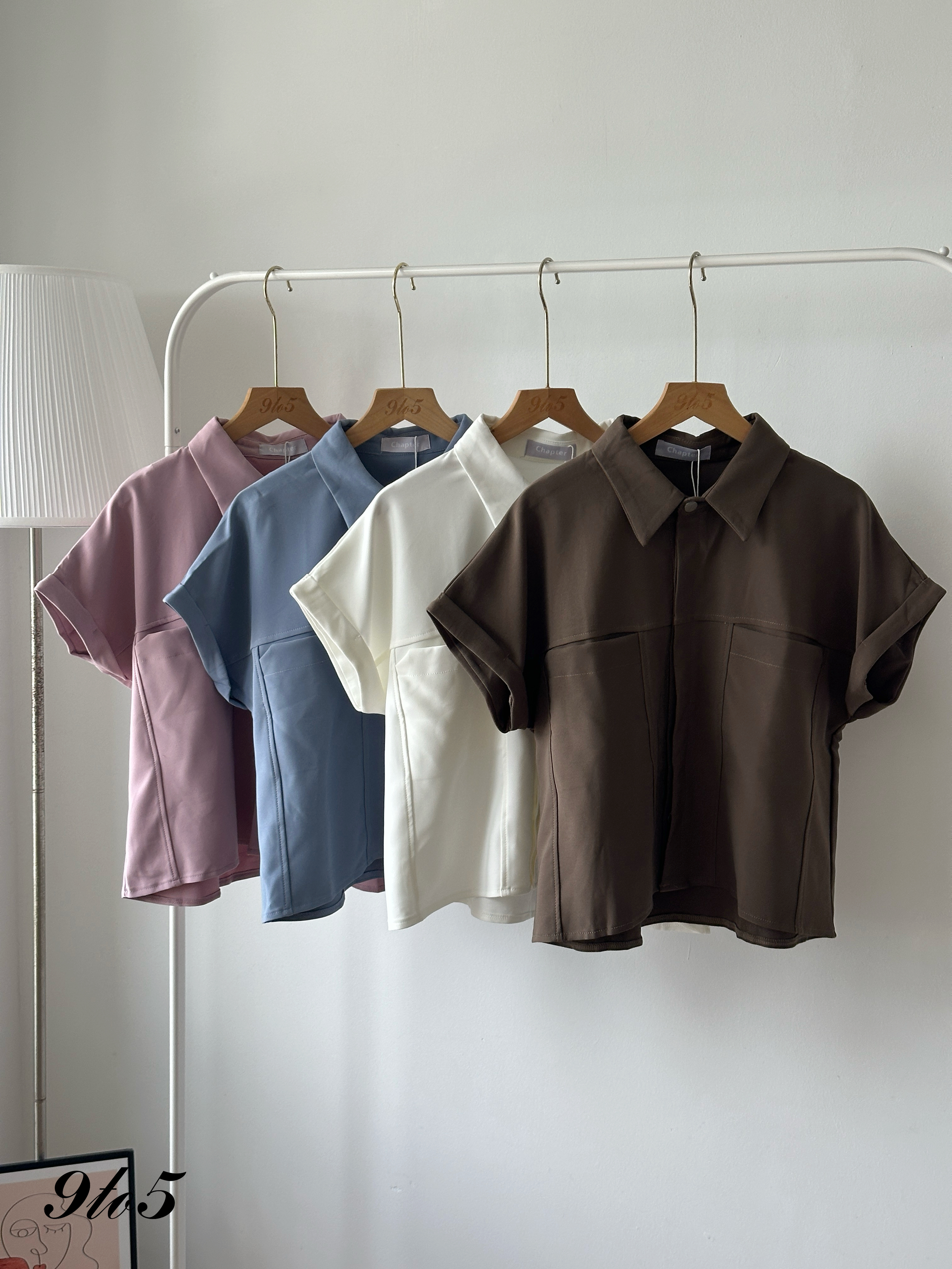 T4318 Cape Sleeve Shirt - 4 Colors 