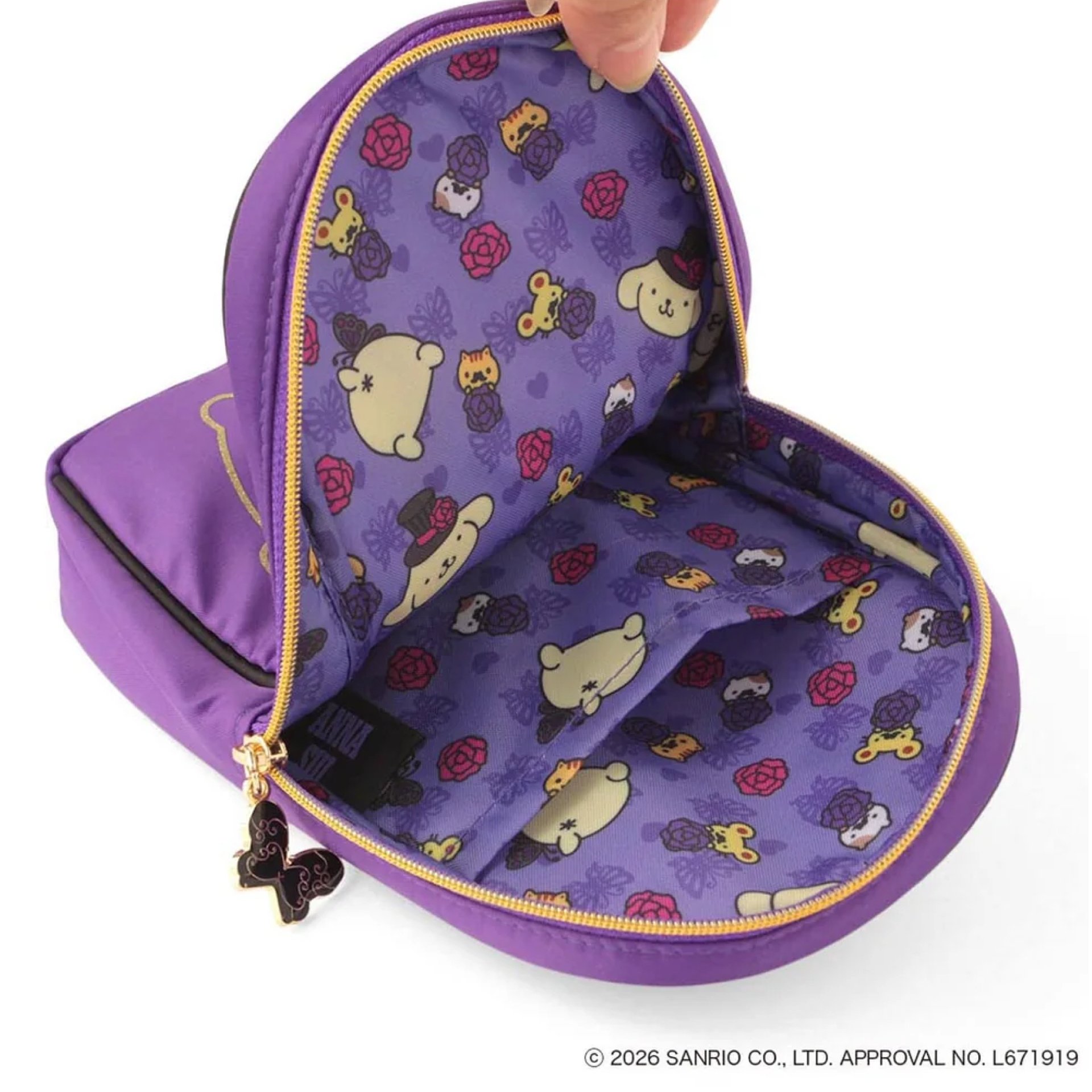 日本預訂📍日本Anna Sui x 布甸狗得意系列 - 拉鏈袋/Tote Bag