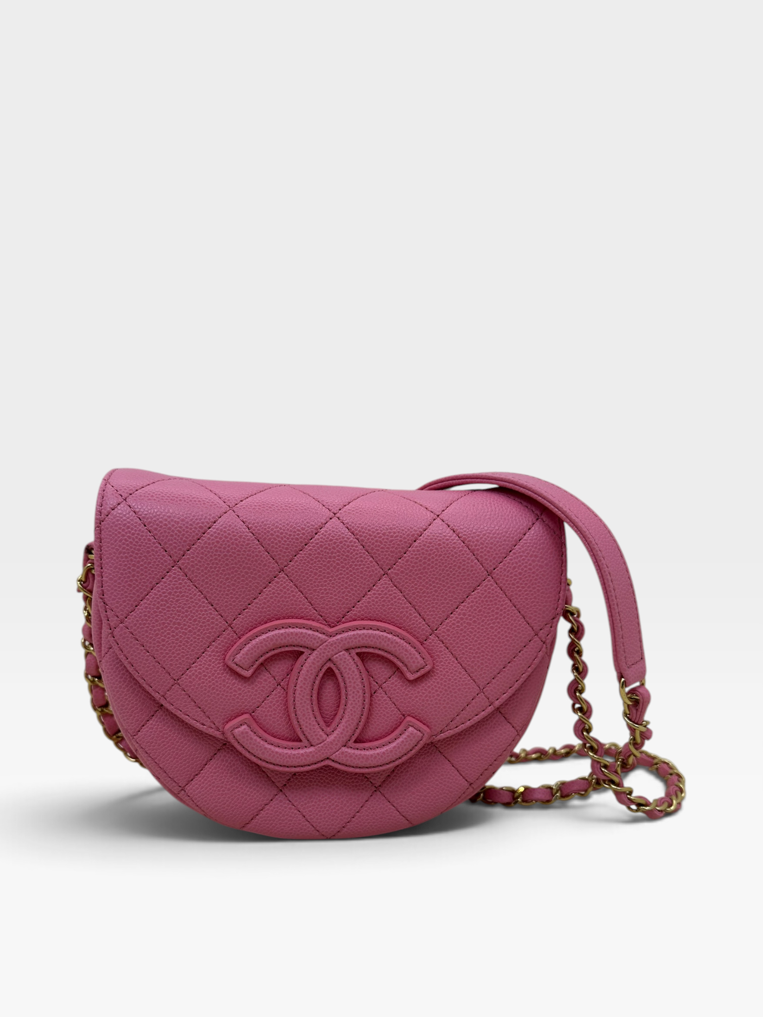 Pre-Owned CHANEL Mini Messenger Flap Bag / Product Code: K090407