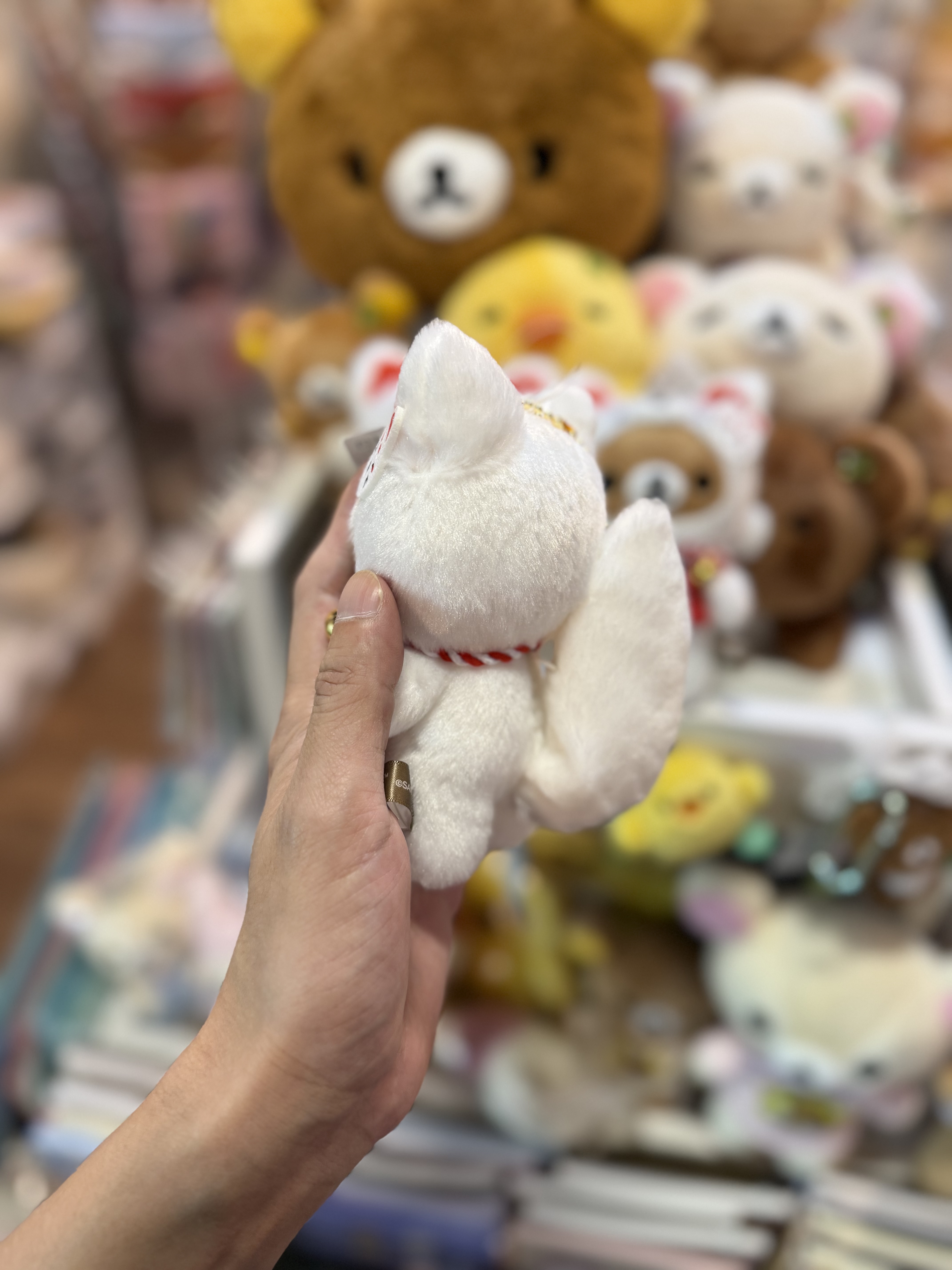 《現貨》日本京都店限定 Rilakkuma 白狐造型掛飾