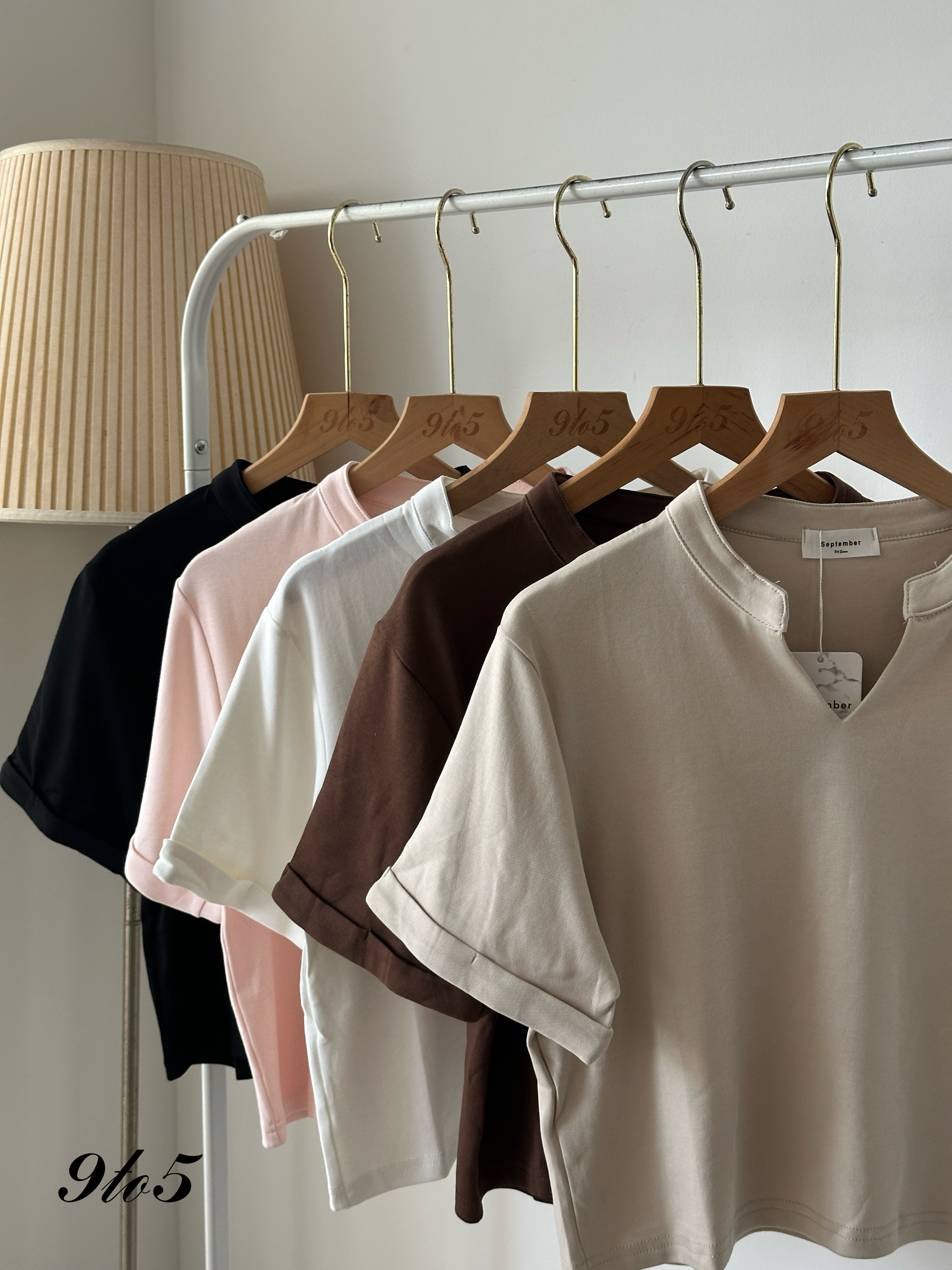 T3977 V Neck Shirt - 5 Colors