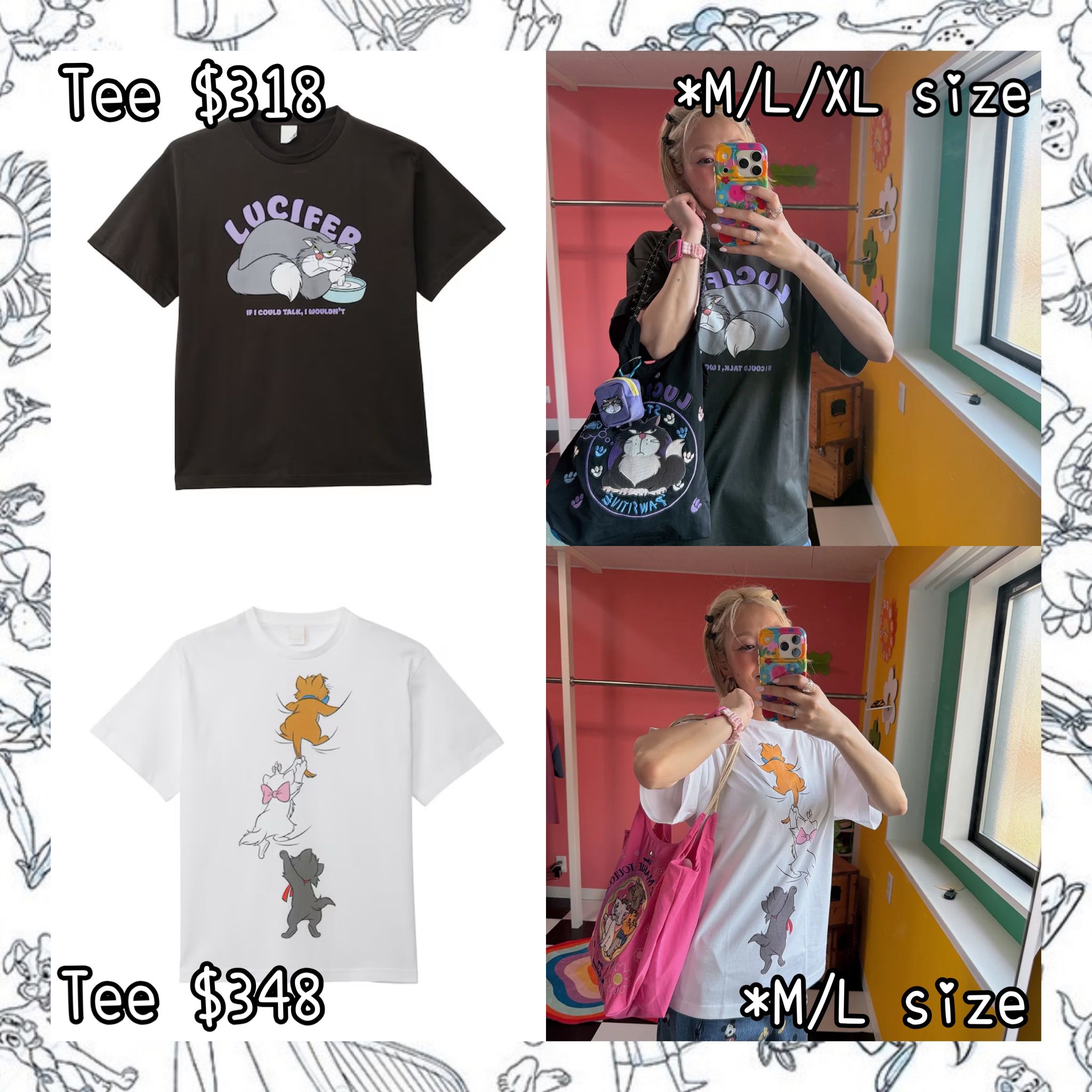 ：日本：I LOVE MY CAT & DOG SERIES TEE
