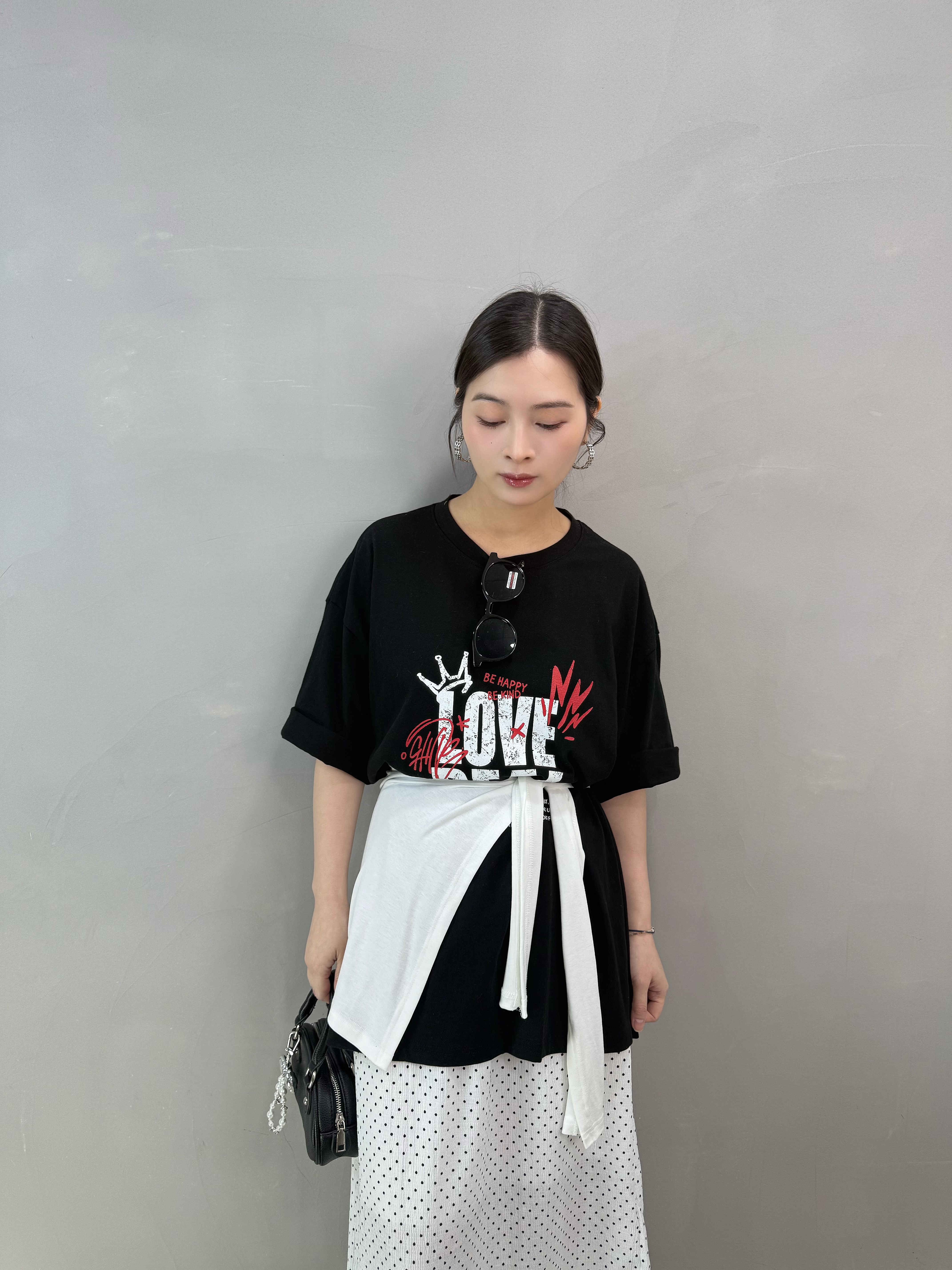 S62 Love real小開叉tee