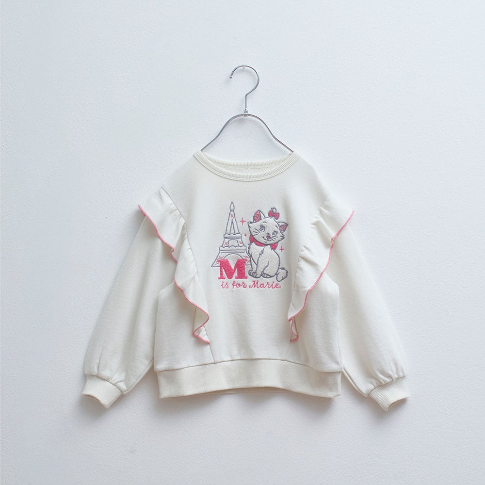 🆕【⭐訂購⭐】🇯🇵日本直送 🌀 #Disney #Mario 荷葉邊 相良刺繡衛衣 [2款選] 🌀 [PLIA-0213] [261029]