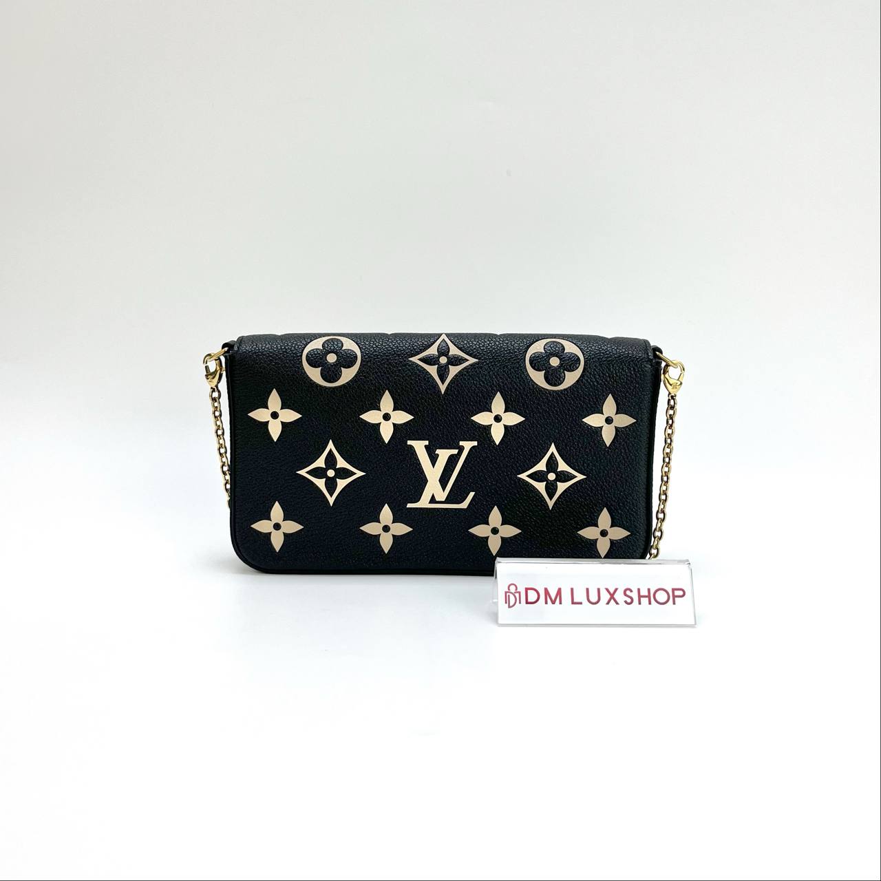LV Felicie Pochette Bicolor Empreinte GHW