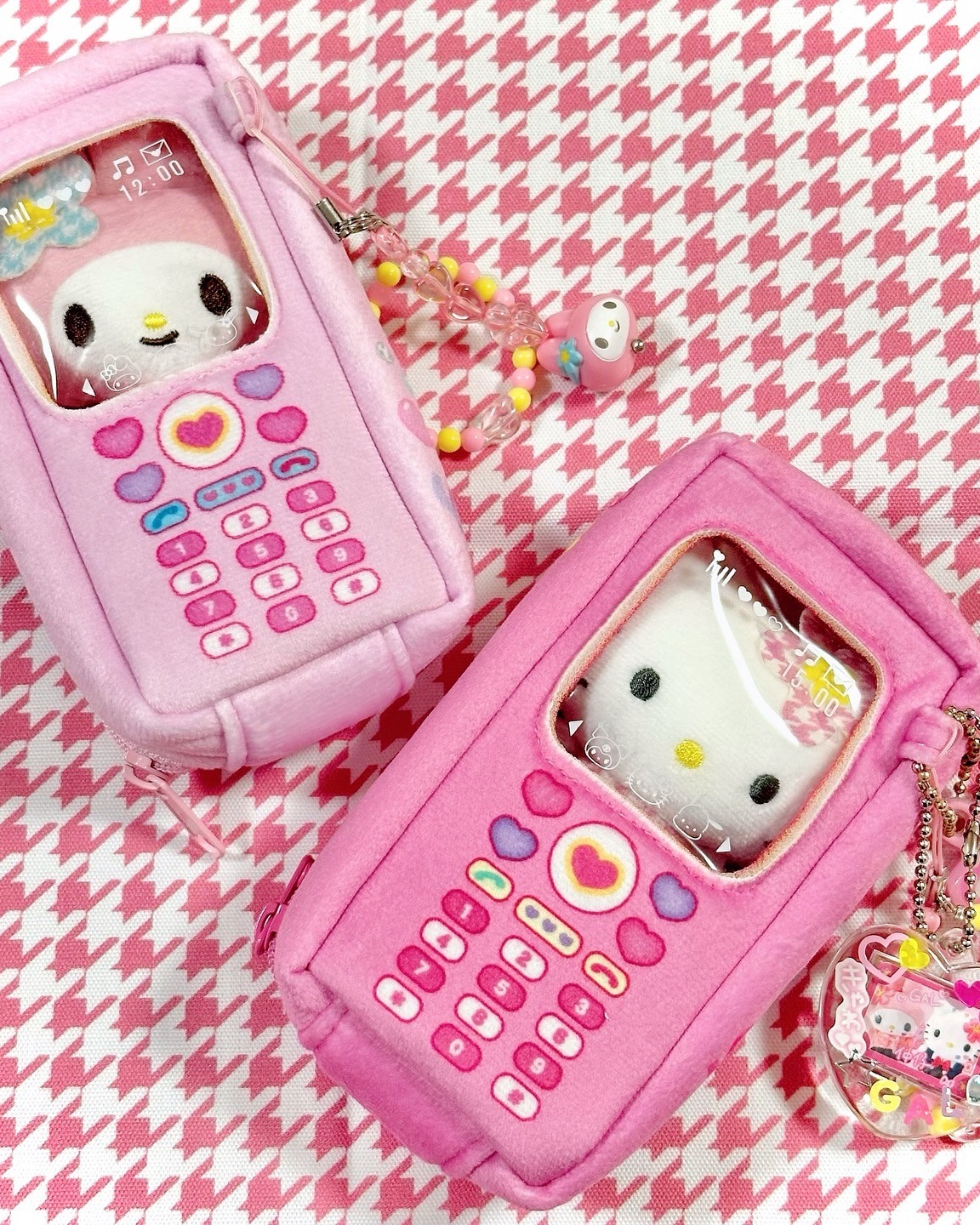 預訂 | 日本SANRIO Y2K復古電話掛件袋