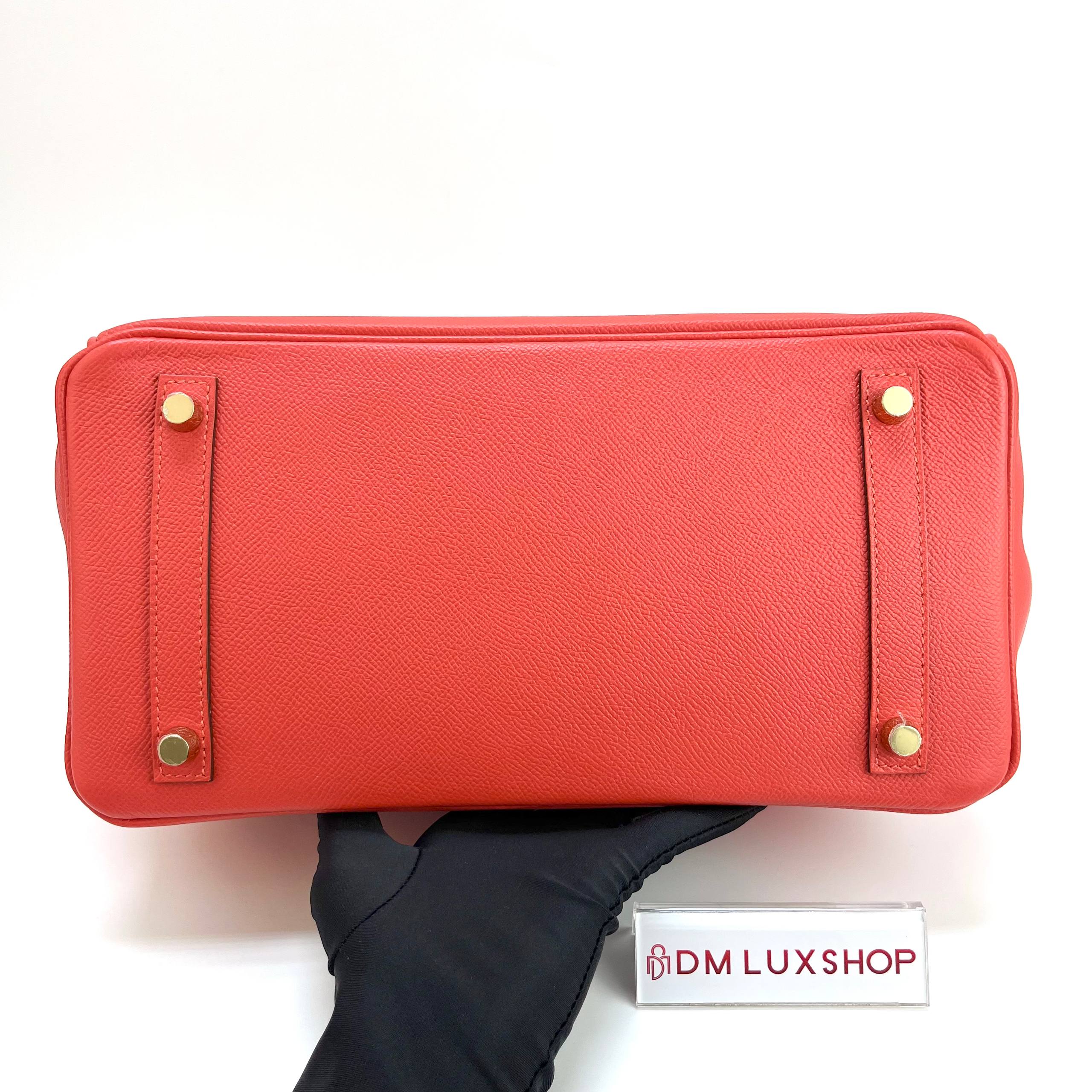 Hermes Birkin 30 Capucine Epsom GHW