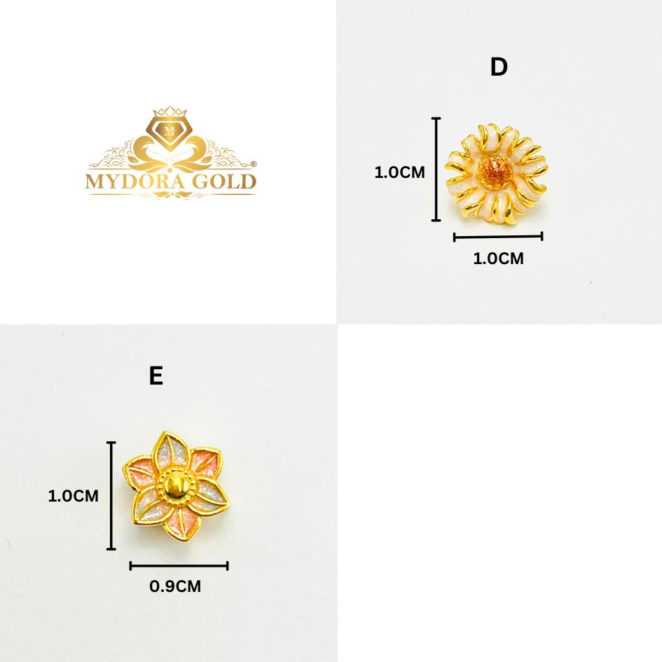 MYDORA Bead Blossom Enamel Series (5G) | EMAS 916/22k
