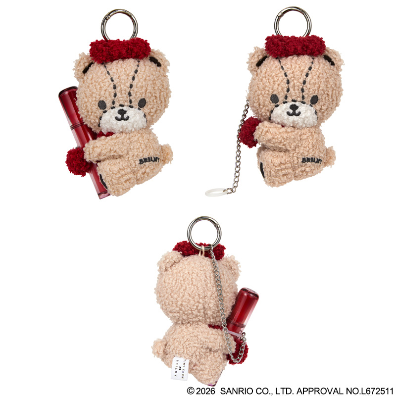 🎀【預訂】 HELLO KITTY × BRILMY 公仔唇膏掛飾 BOOK TINY CHUM