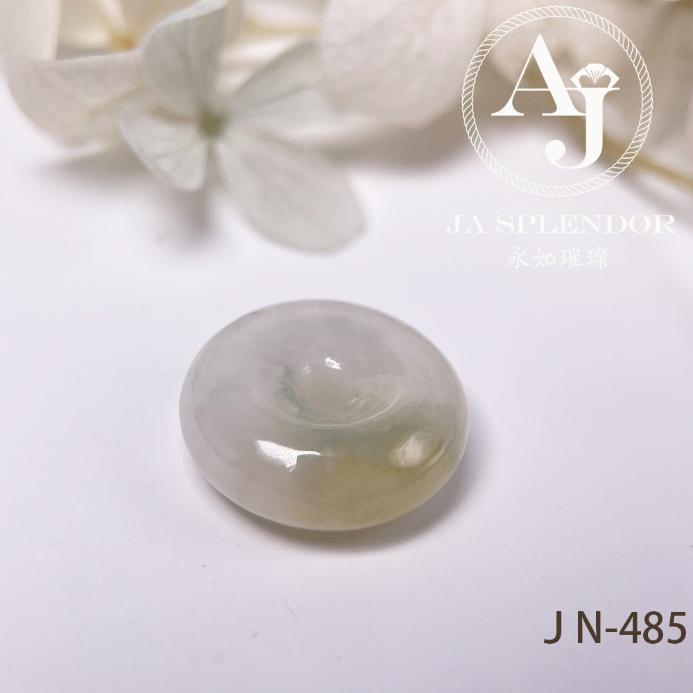 JN-474/485/489/490 天然翡翠A玉 黃加綠小平安扣