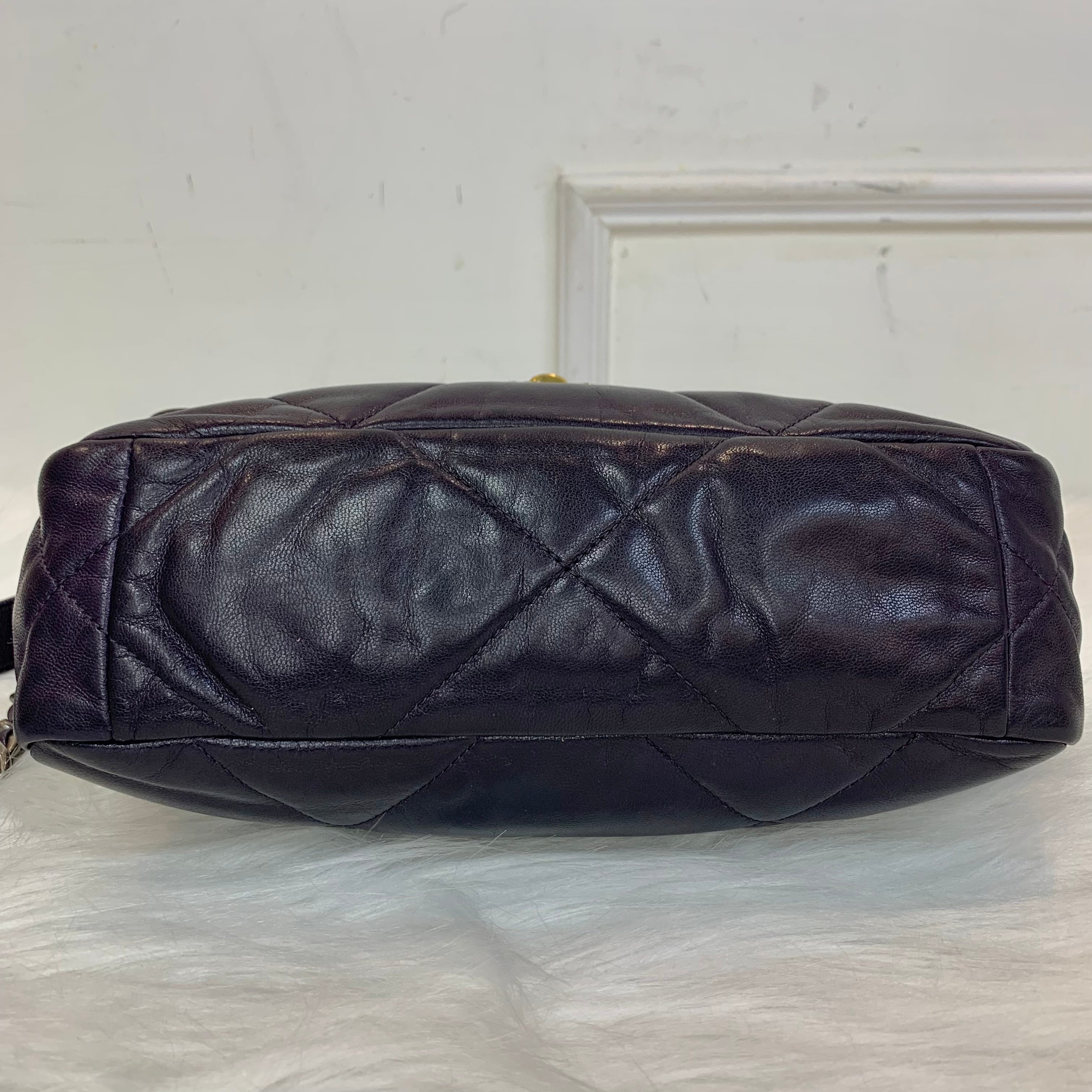 紫色控💜Full set Chanel19bag 罕有深紫色系列