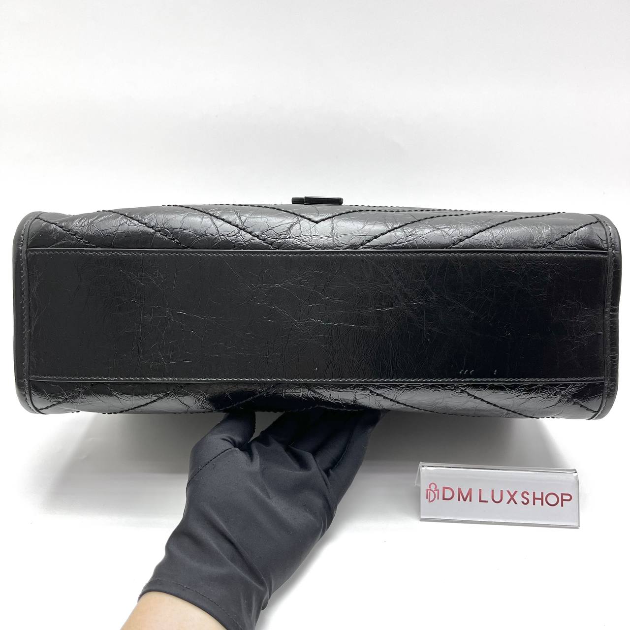 YSL Niki Shopping Tote Black SHW