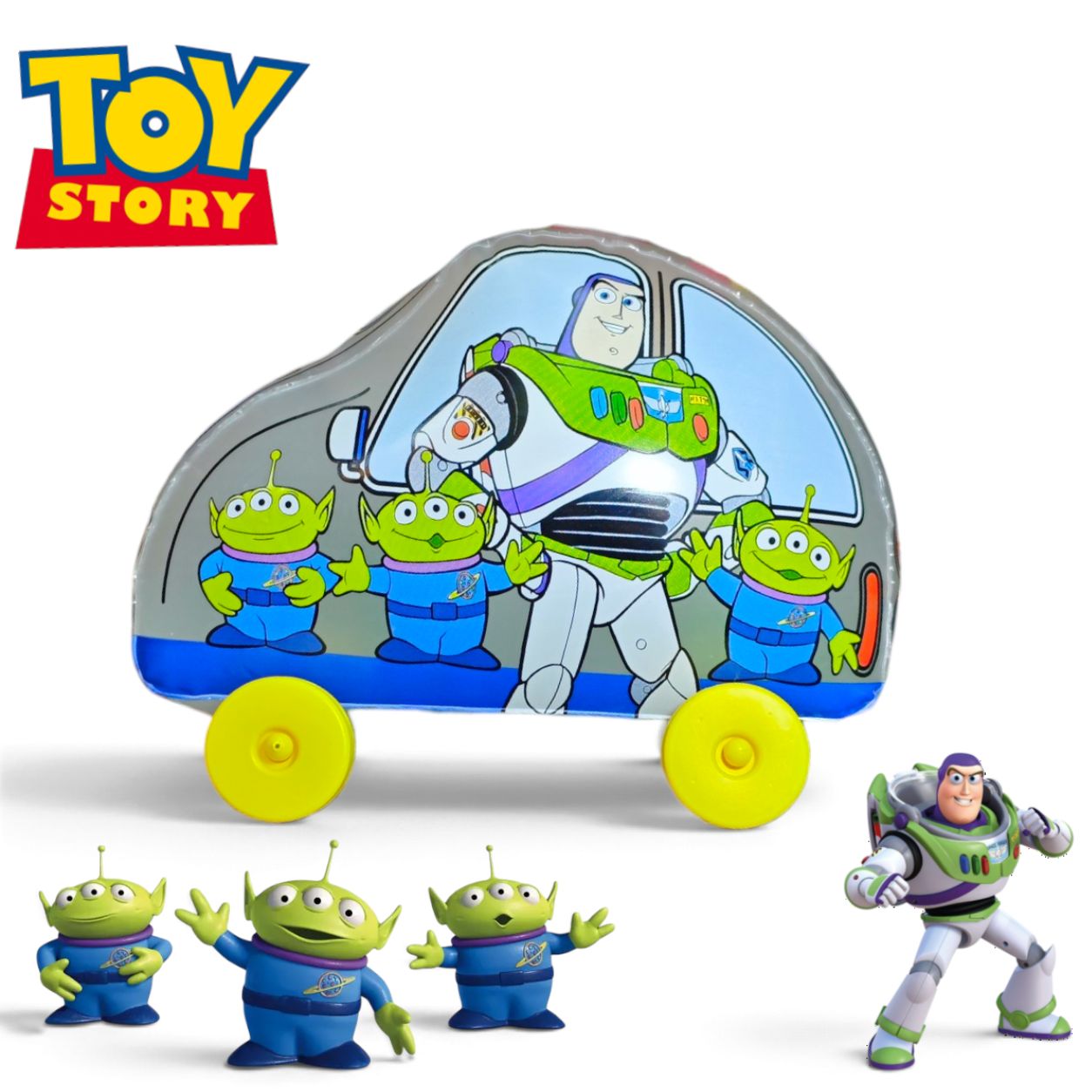正版Toy Story玩具總動員 巴斯光年三眼怪跑車吹氣燈籠