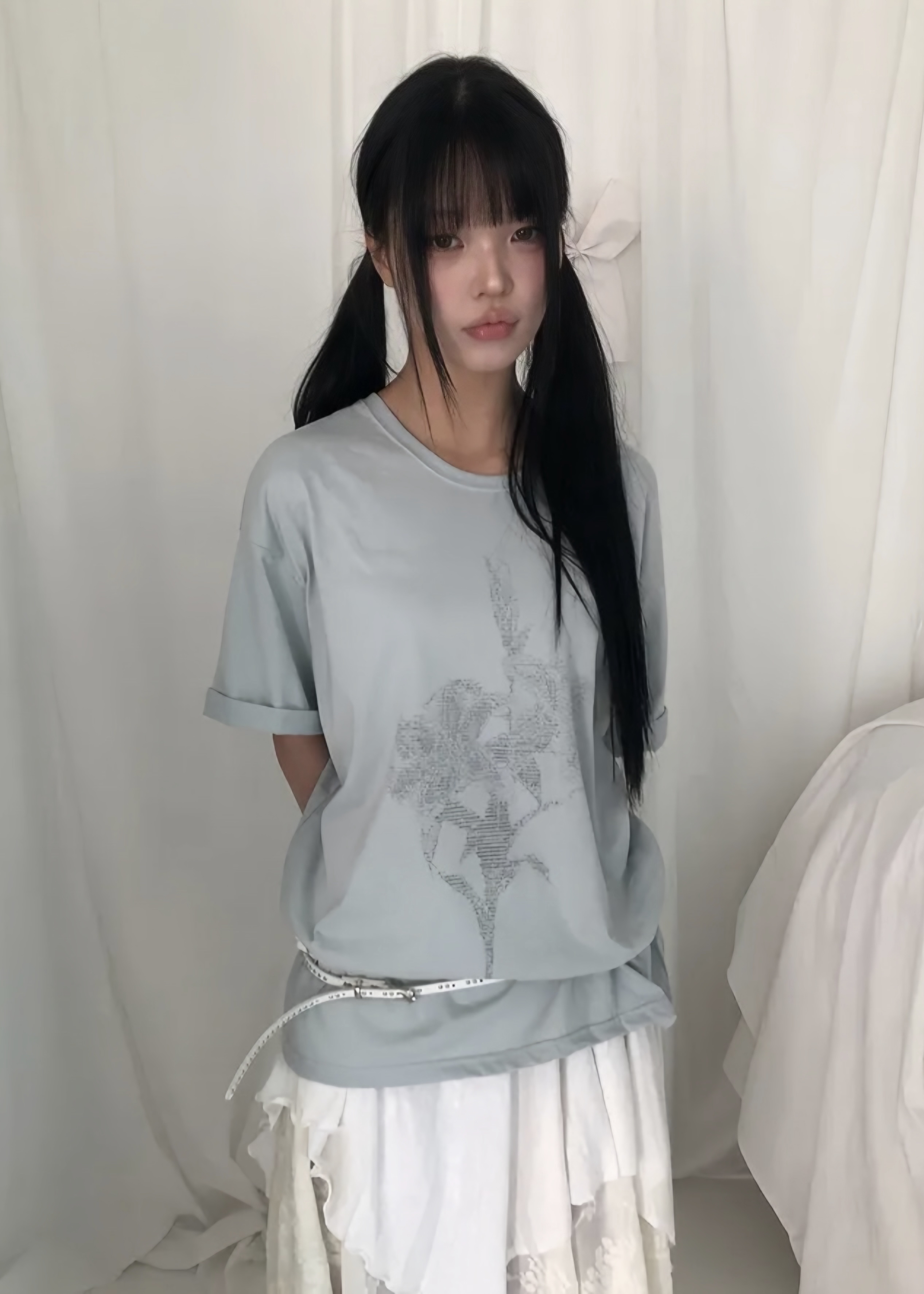 Cyber Flora Oversized Tee