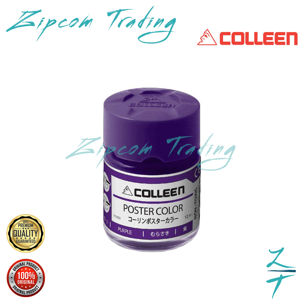 Colleen Premium Non-Toxic Poster Color (12ml/Bottle)