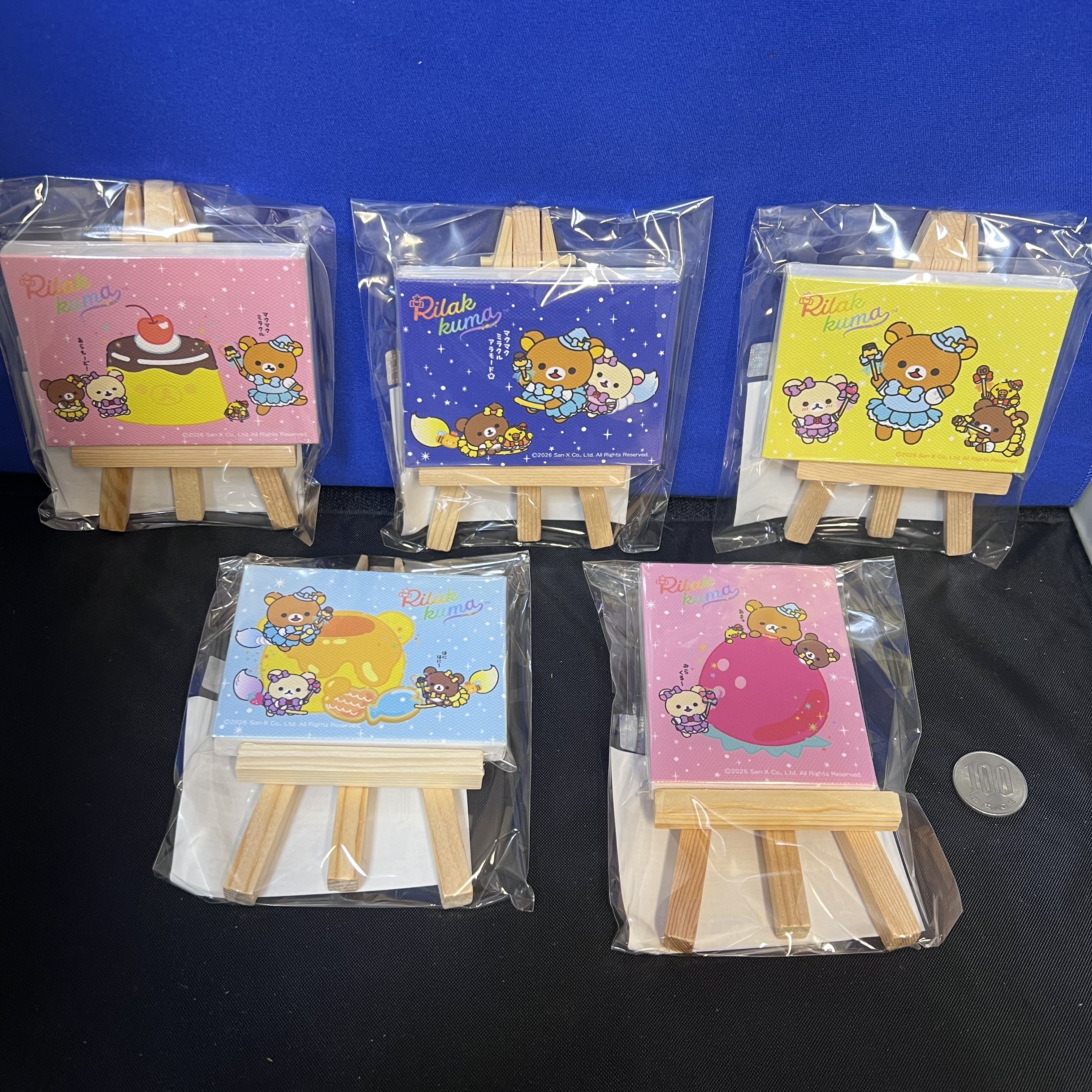 鬆弛熊銀座pop up店 迷你限定附小木架畫(全5款)