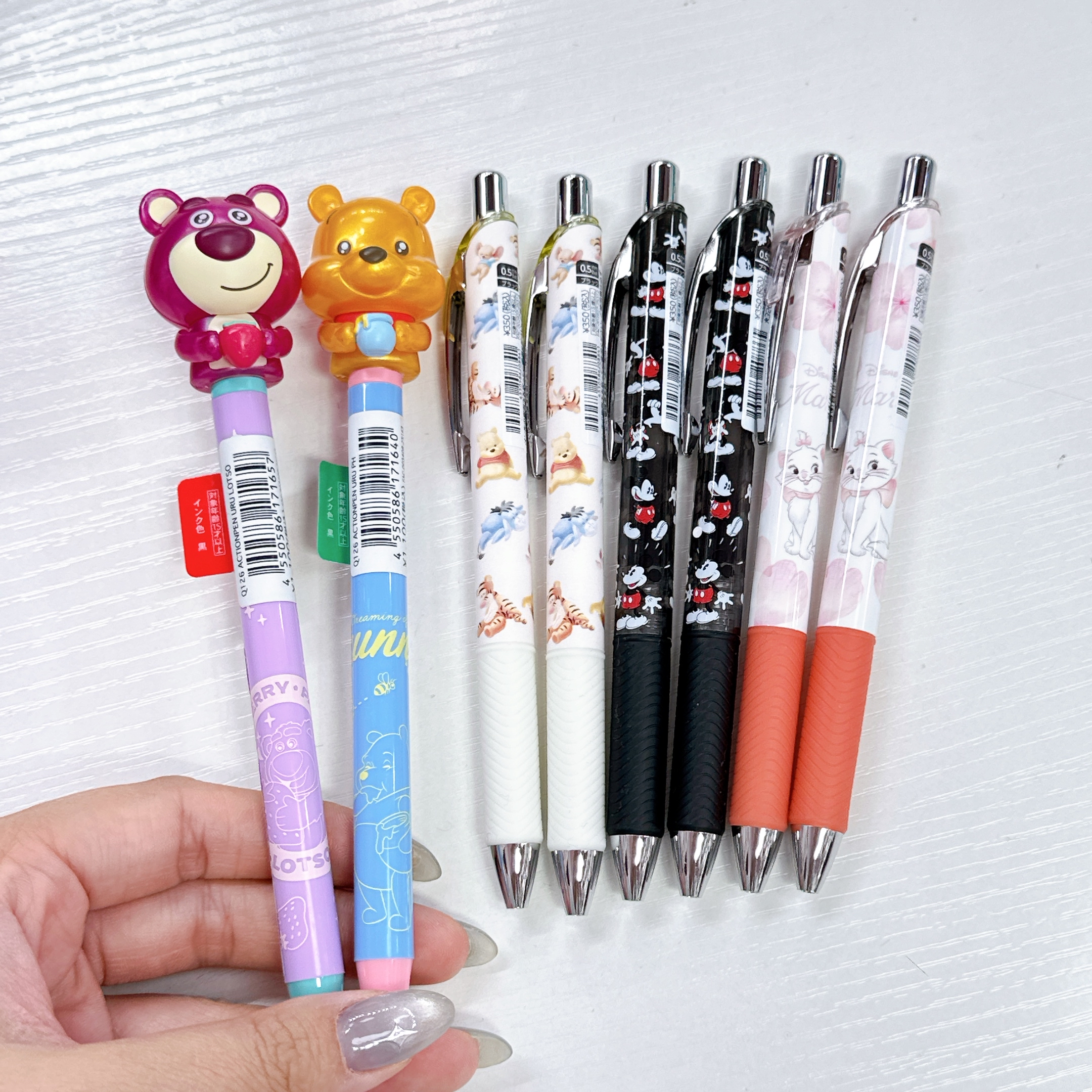 日本直送東京迪士尼多款可活動原子筆/黑色原子筆