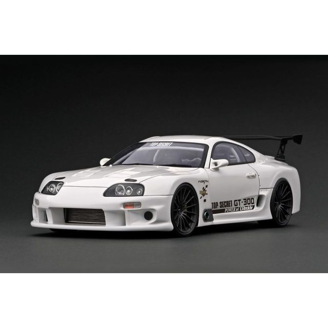 IG2486-1/18- TOP SECRET GT300 Supra (JZA80) White | RC-MODEL