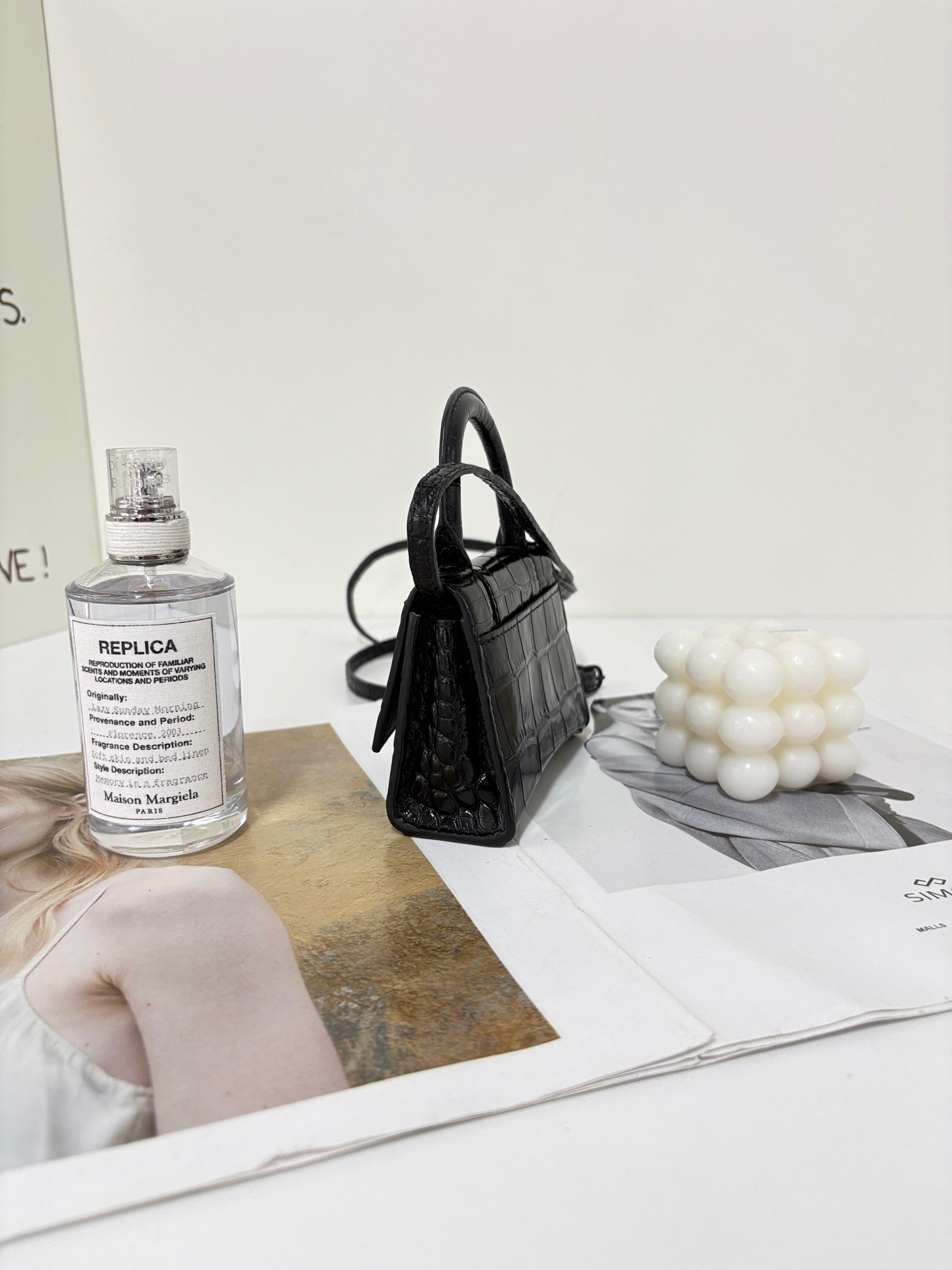 【預訂貨品】巴黎世家鰐魚紋mini沙漏包