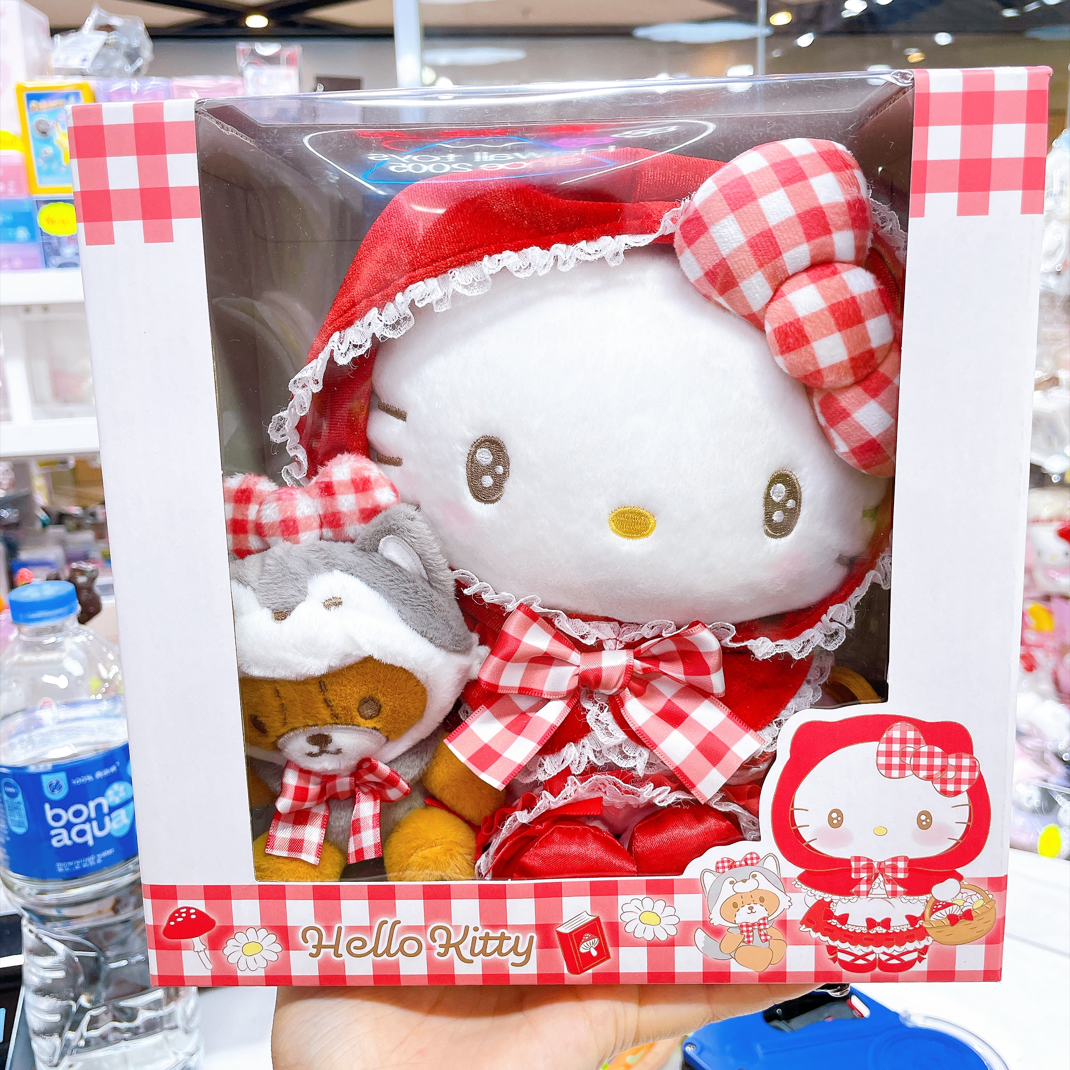 原裝行貨 Hello Kitty小紅帽 盒裝公仔/公仔掛飾