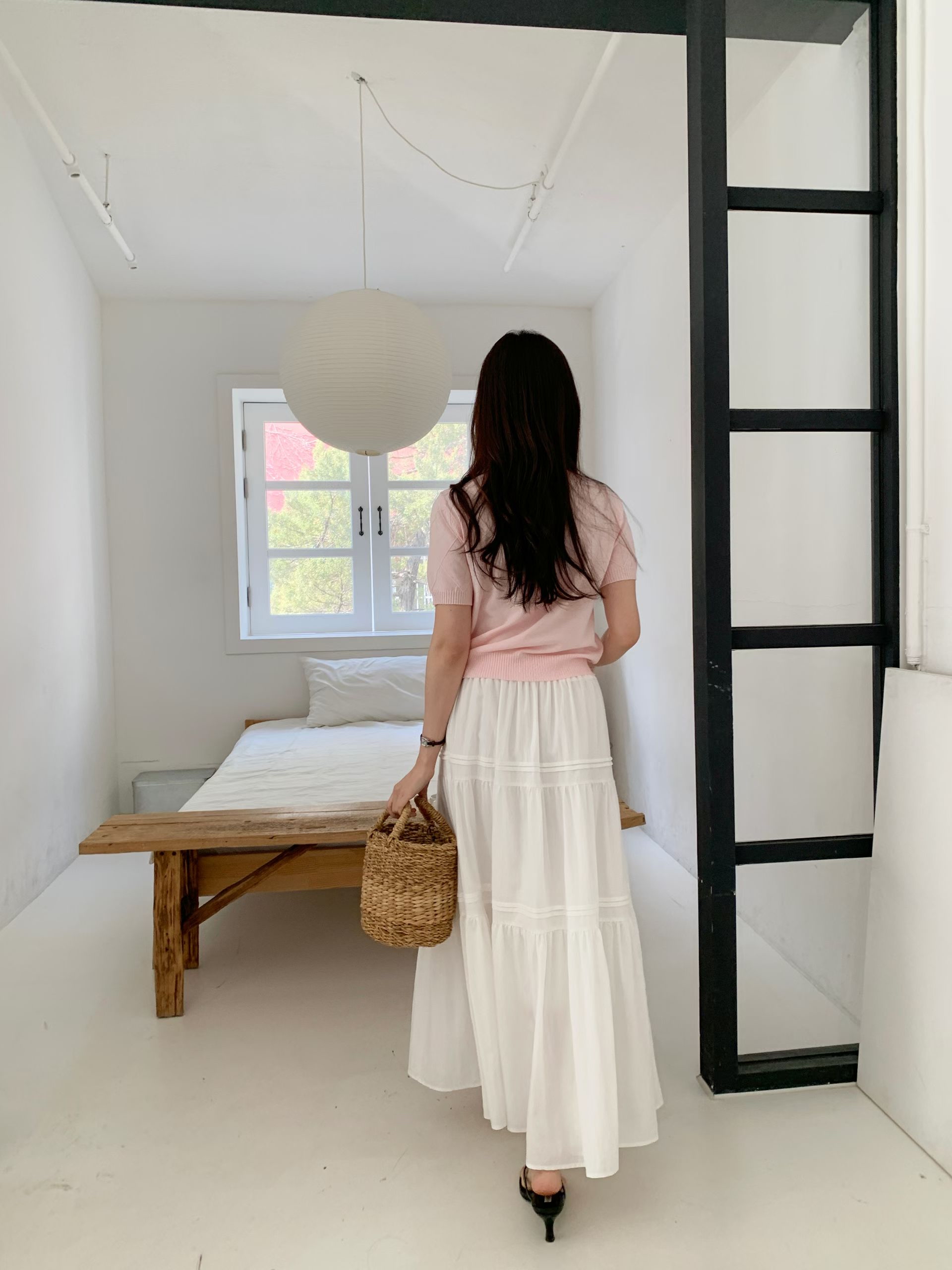 CT5 法式壓邊半截裙