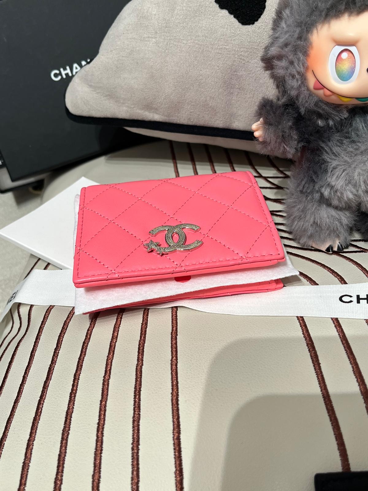 未使用品 Chanel Matlasse Small Wallet Bi Fold Wallet Leather AP3726 Star Wallet 100%Authentic,Unused 未使用品 ✅專門店收據✅晶片貼✅塵袋✅盒