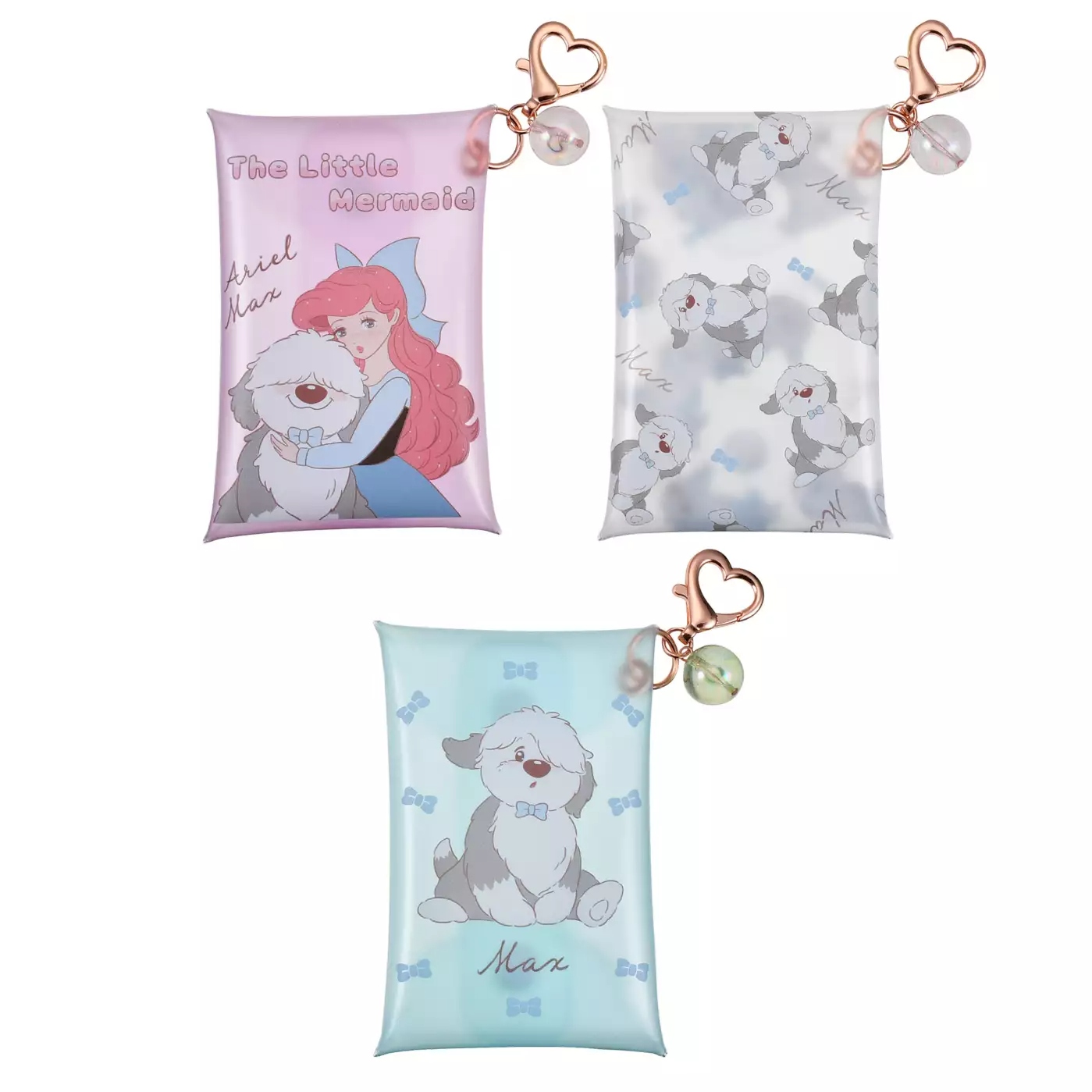  🌸 【預訂】Ariel & Max Mini Pouch (隨機) - The Little Mermaid.Illustrated by mikko