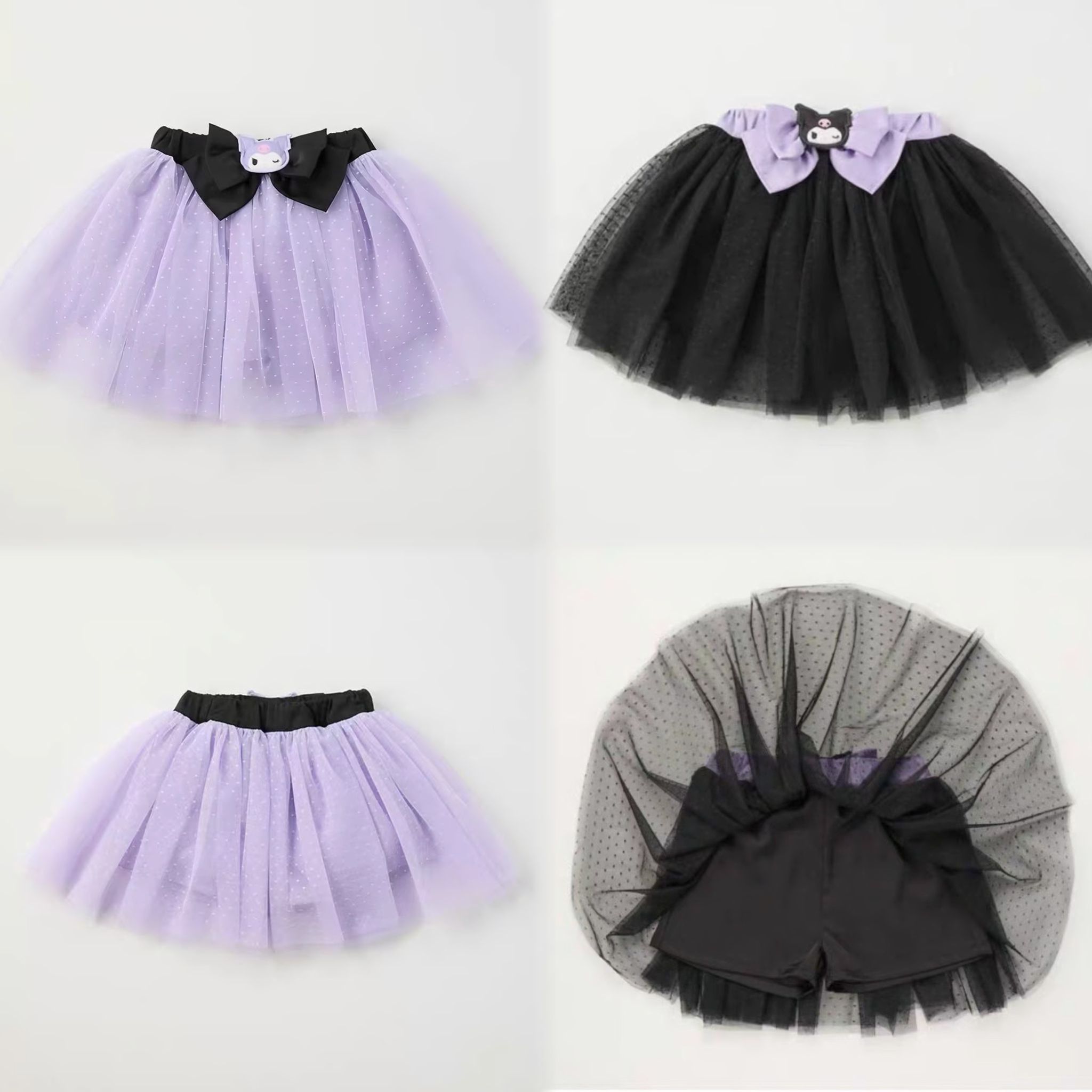 廠Kuromi蝴蝶結紗裙