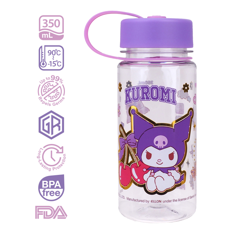 Kuromi 350ml BPA Free Water Bottle 膠水樽